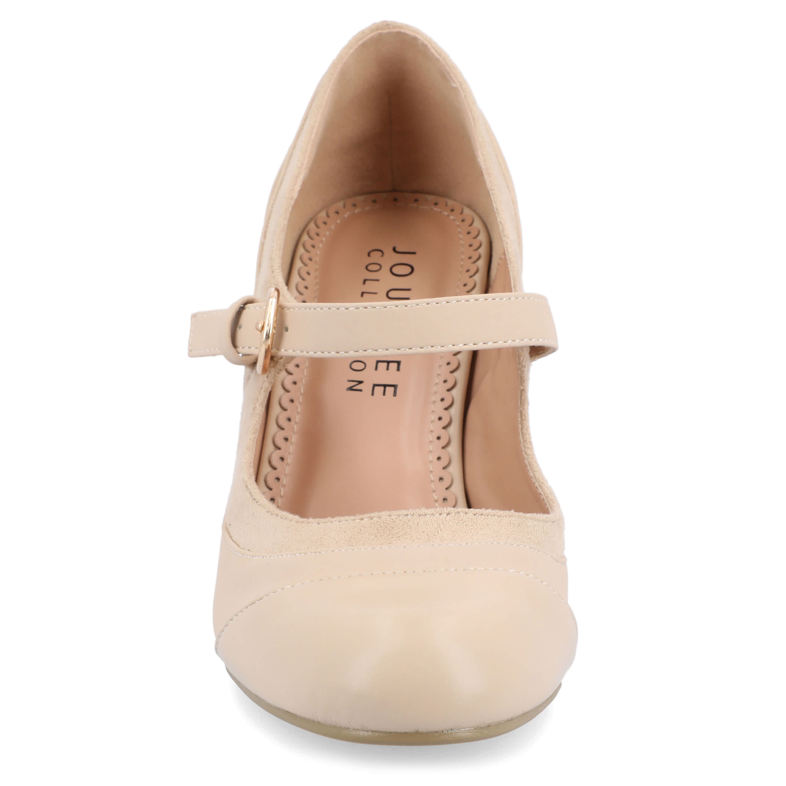 JOURNEE COLLECTION-WOMENS SIRI PUMP-BONE & 