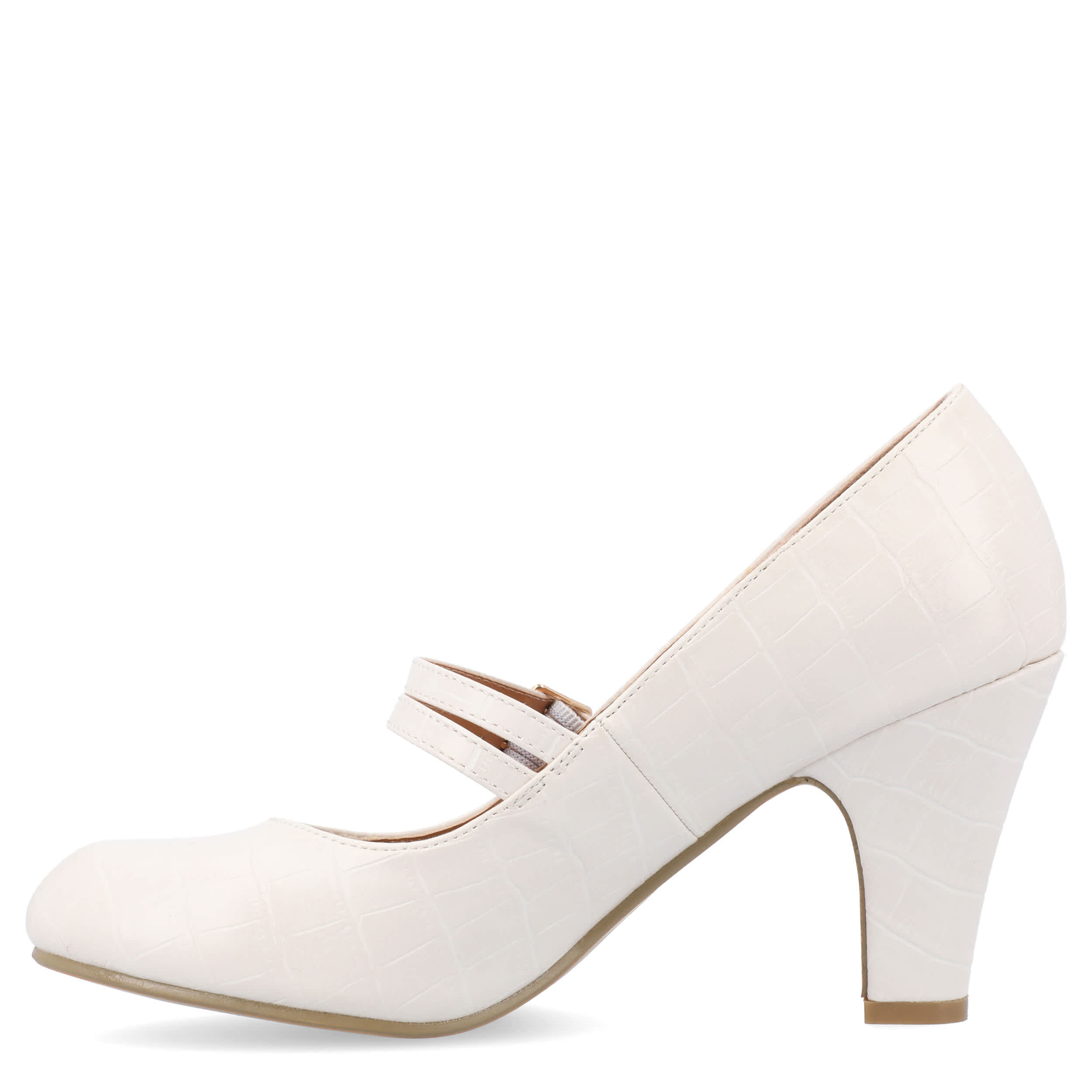 JOURNEE COLLECTION-WOMENS WINDY PUMP-IVORY & 