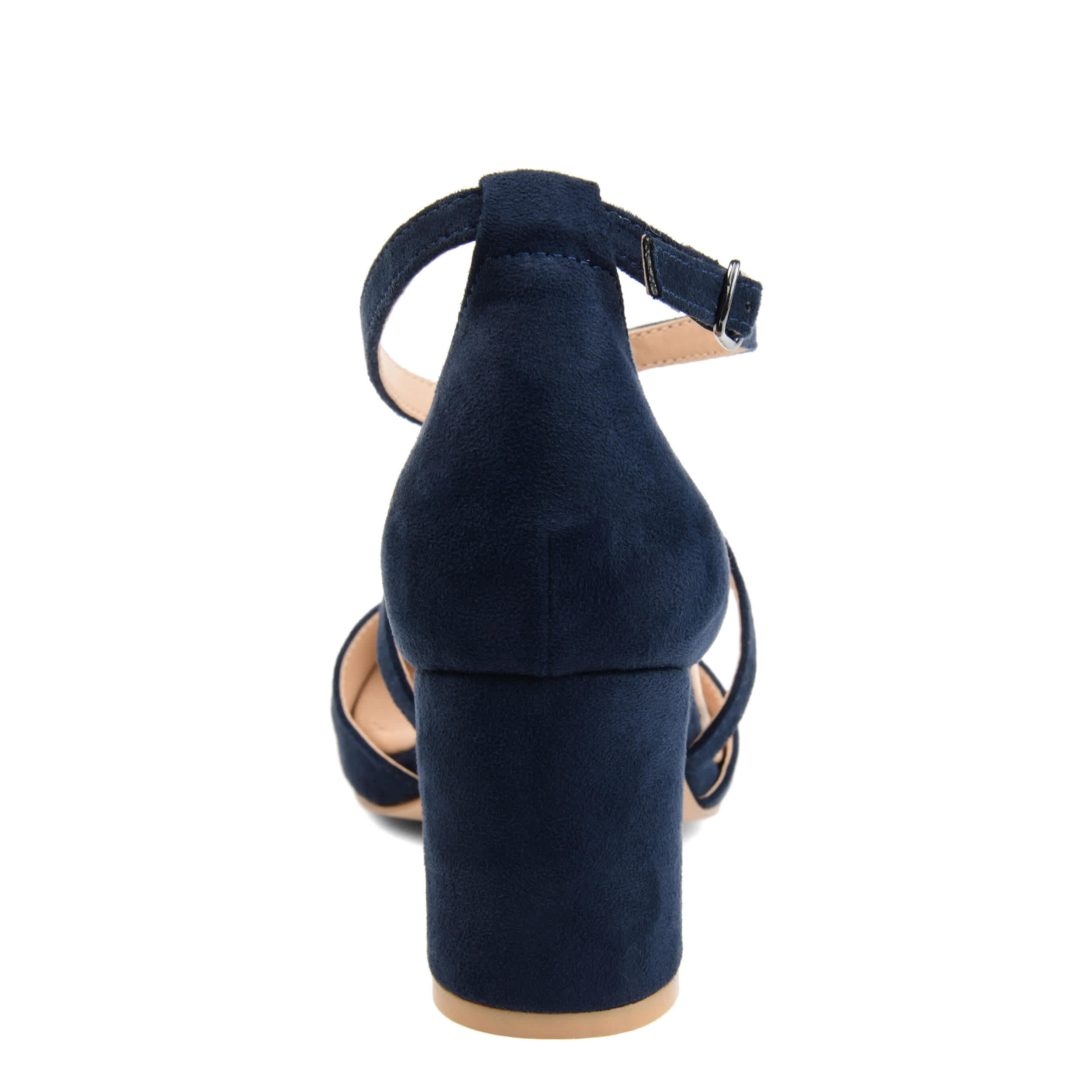 JOURNEE COLLECTION-WOMENS FOSTER WIDE PUMP-NAVY & 