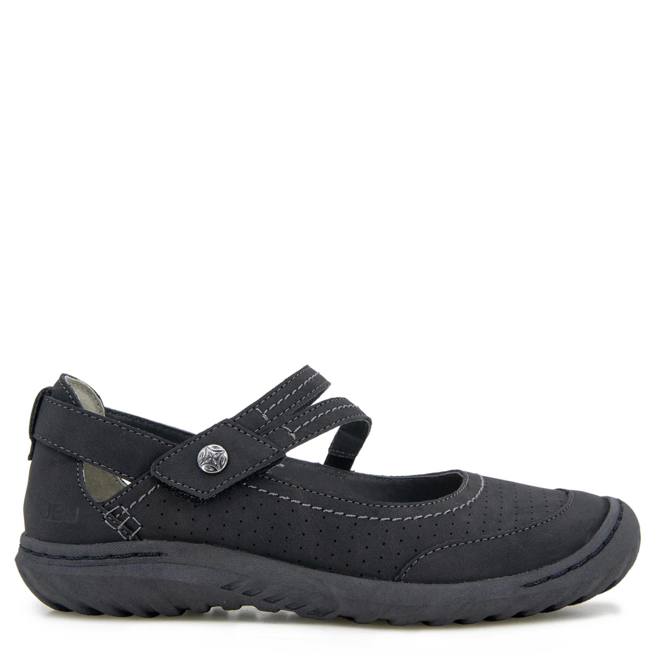 JBU-WOMENS FAWN MARY JANE FLAT-BLACK & 