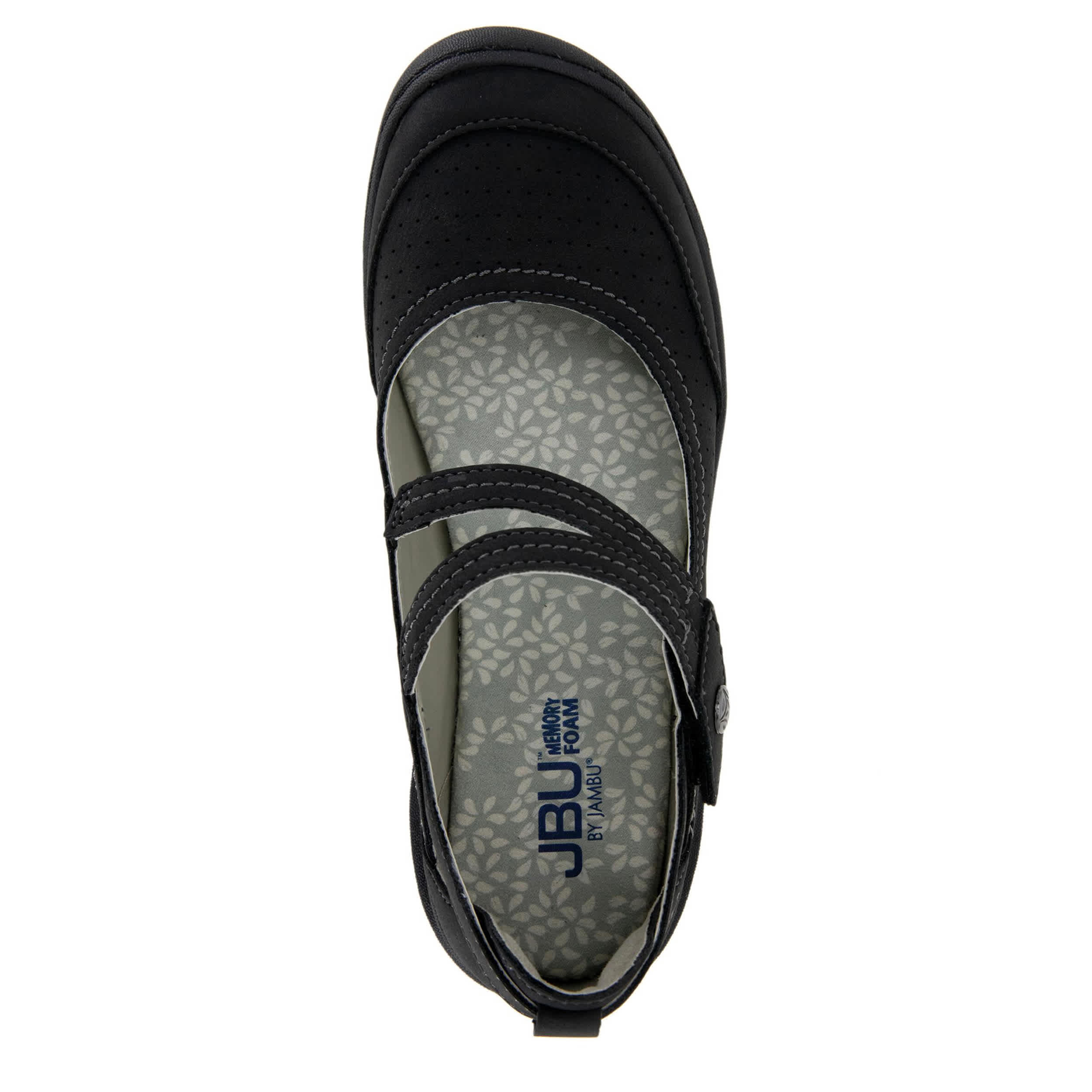 JBU-WOMENS FAWN MARY JANE FLAT-BLACK & 