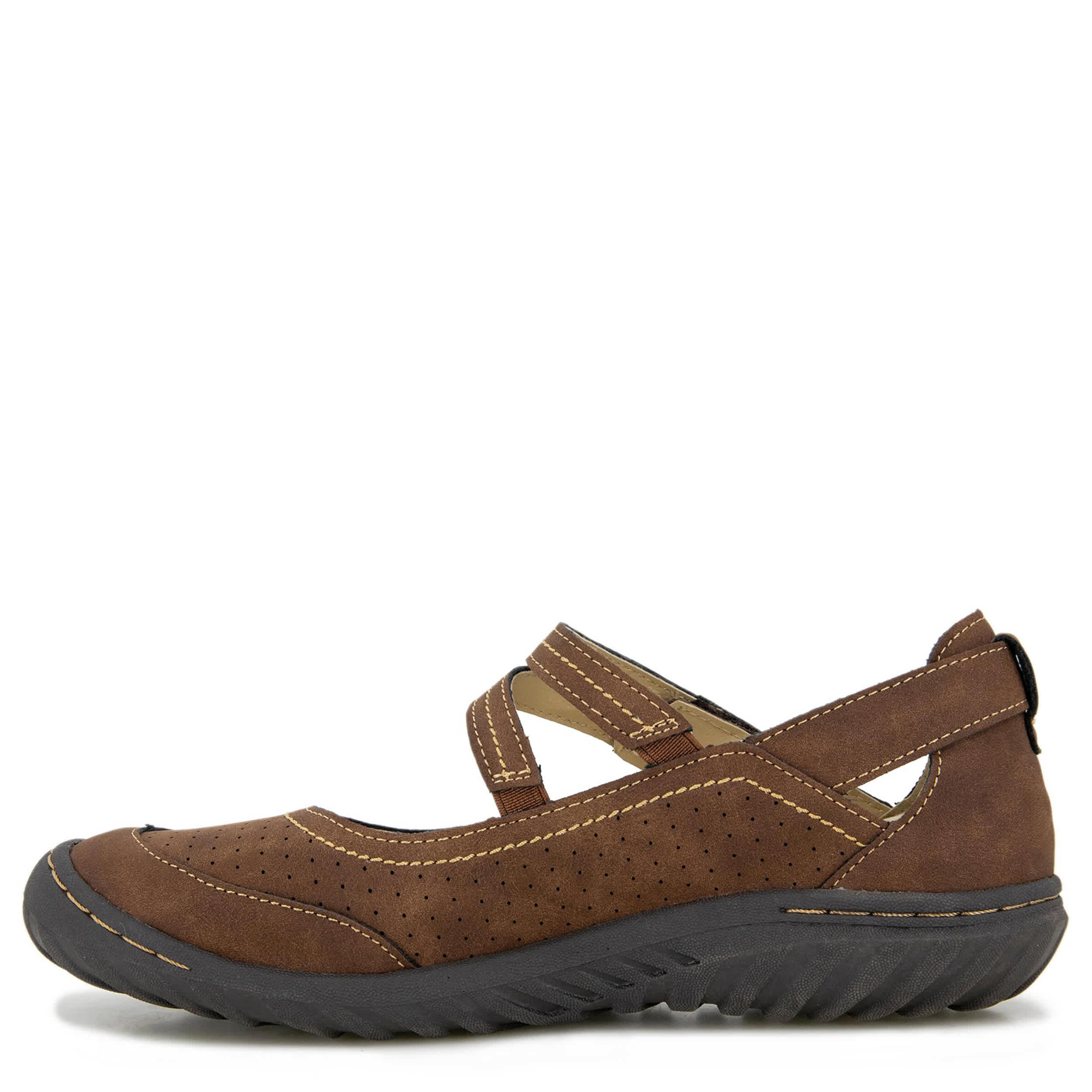 JBU-WOMENS FAWN FLAT-DARK BROWN & 