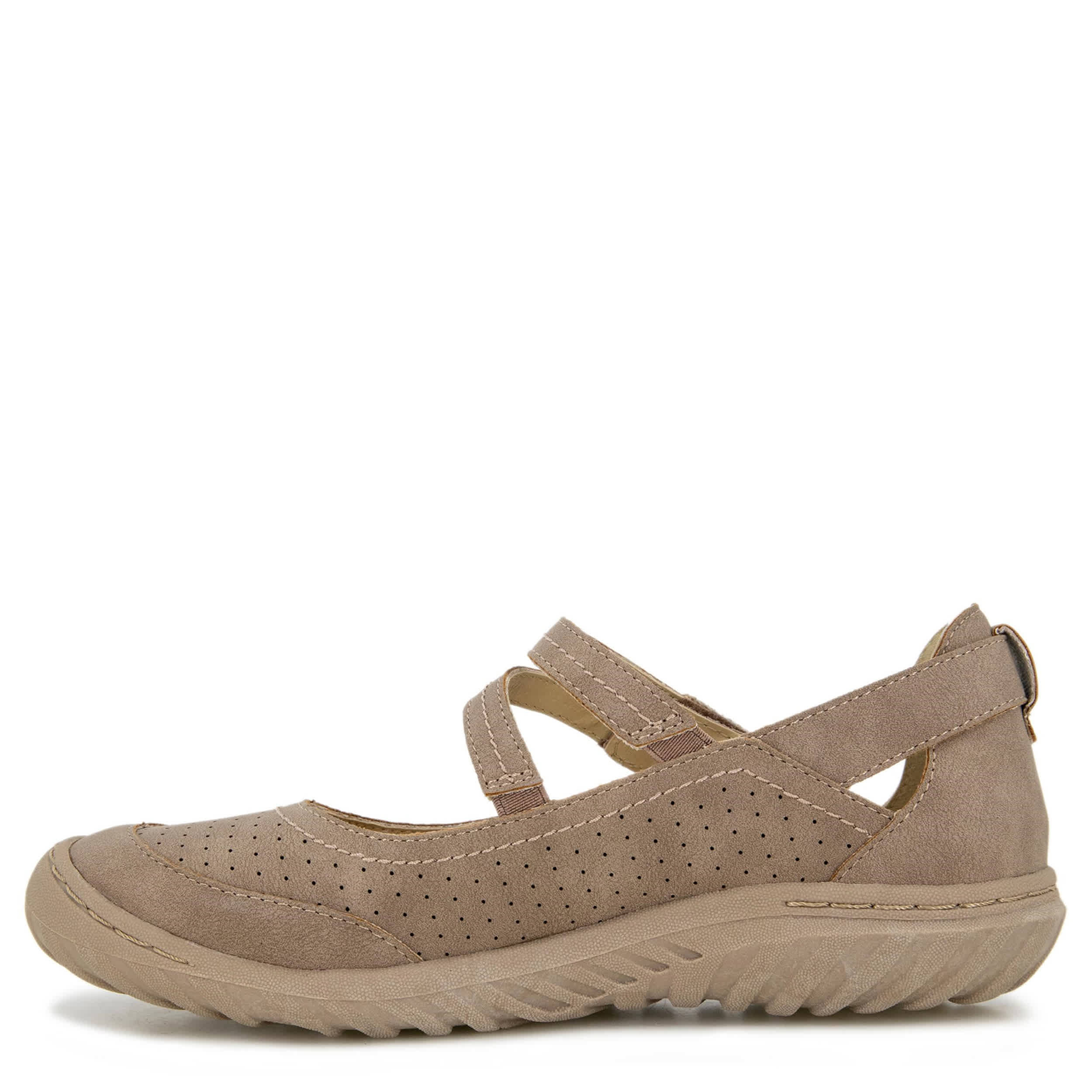JBU-WOMENS FAWN MARY JANE FLAT-TAUPE & 
