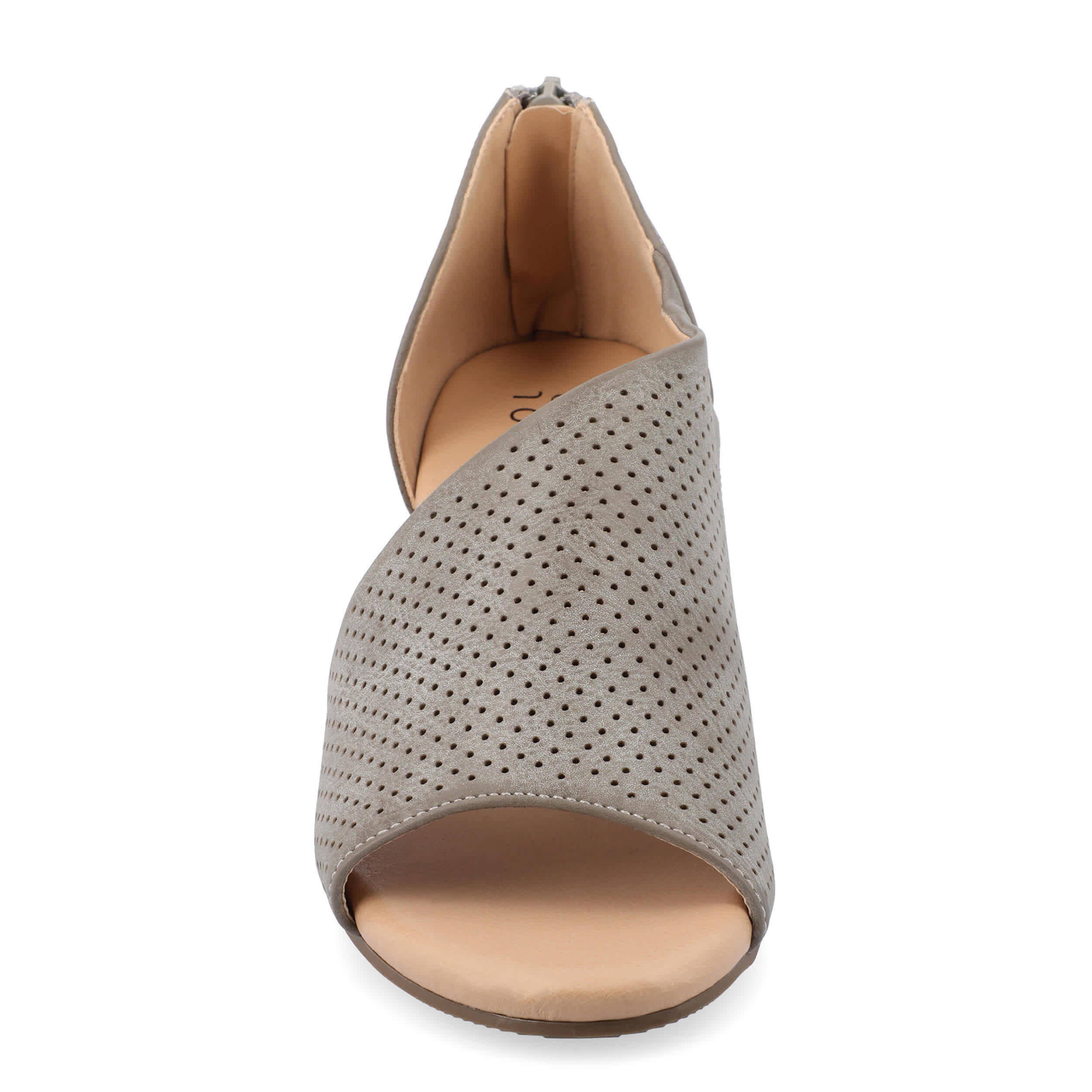 JOURNEE COLLECTION-WOMENS ARETHA WEDGE-GREY & 
