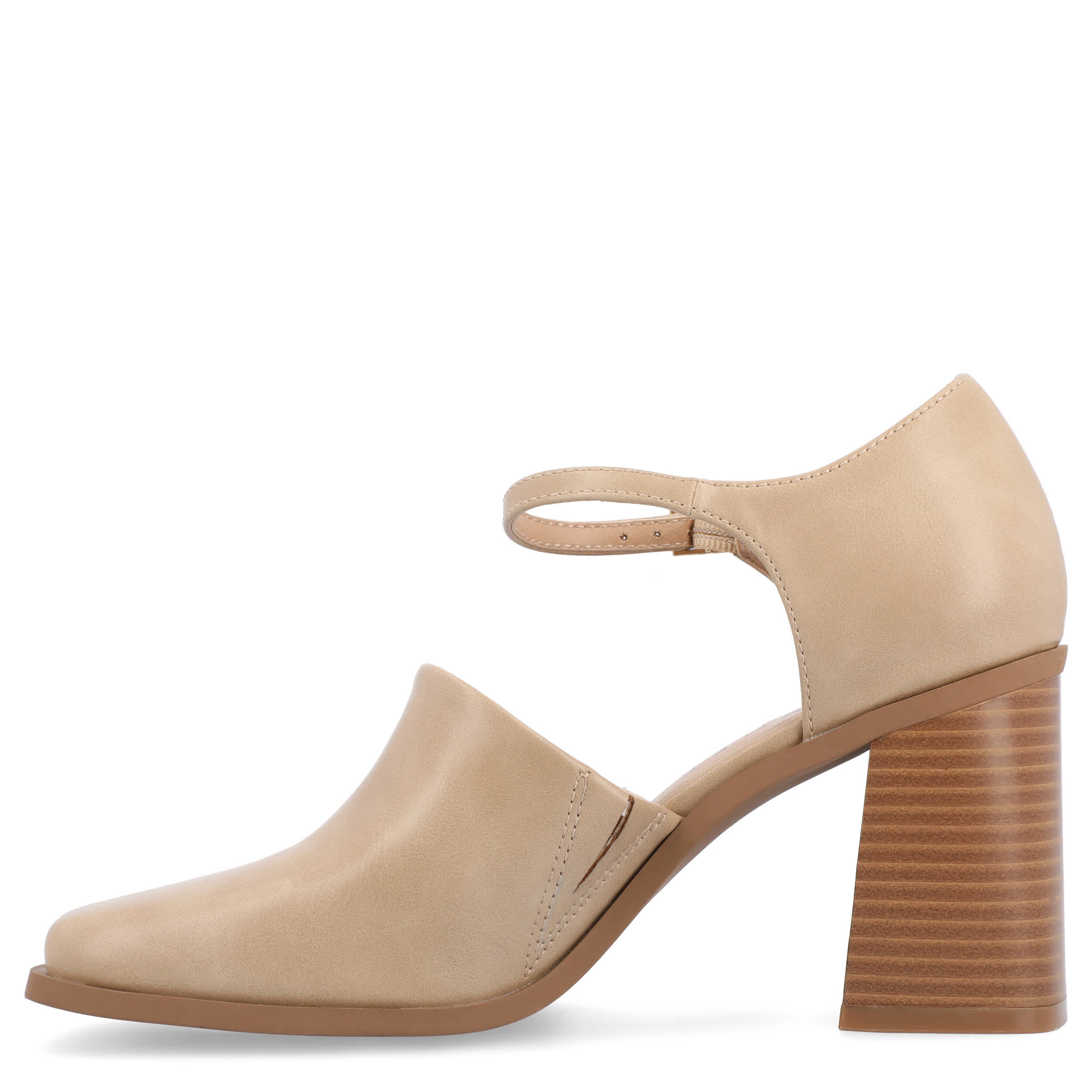 JOURNEE COLLECTION-WOMENS BOBBY PUMP-TAN & 