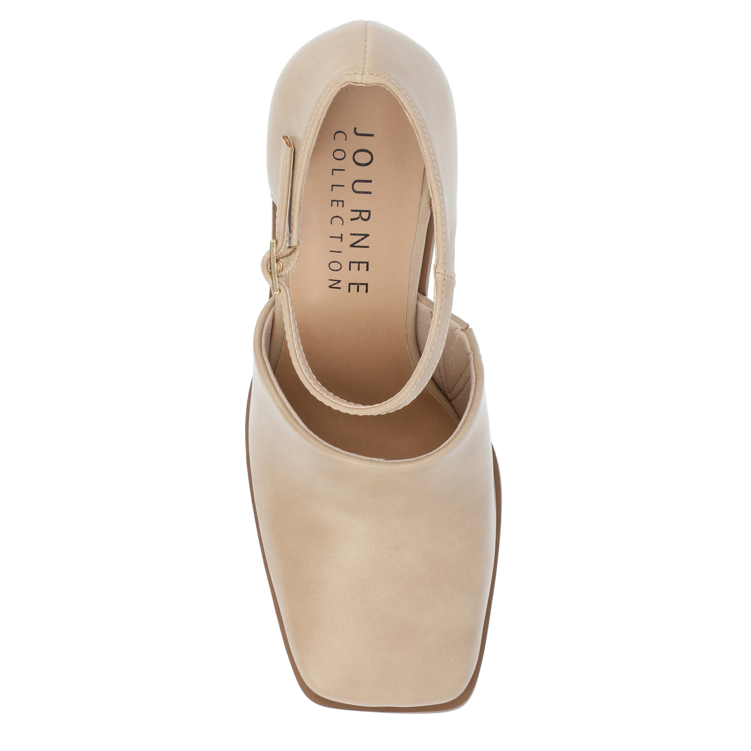 JOURNEE COLLECTION-WOMENS BOBBY PUMP-TAN & 