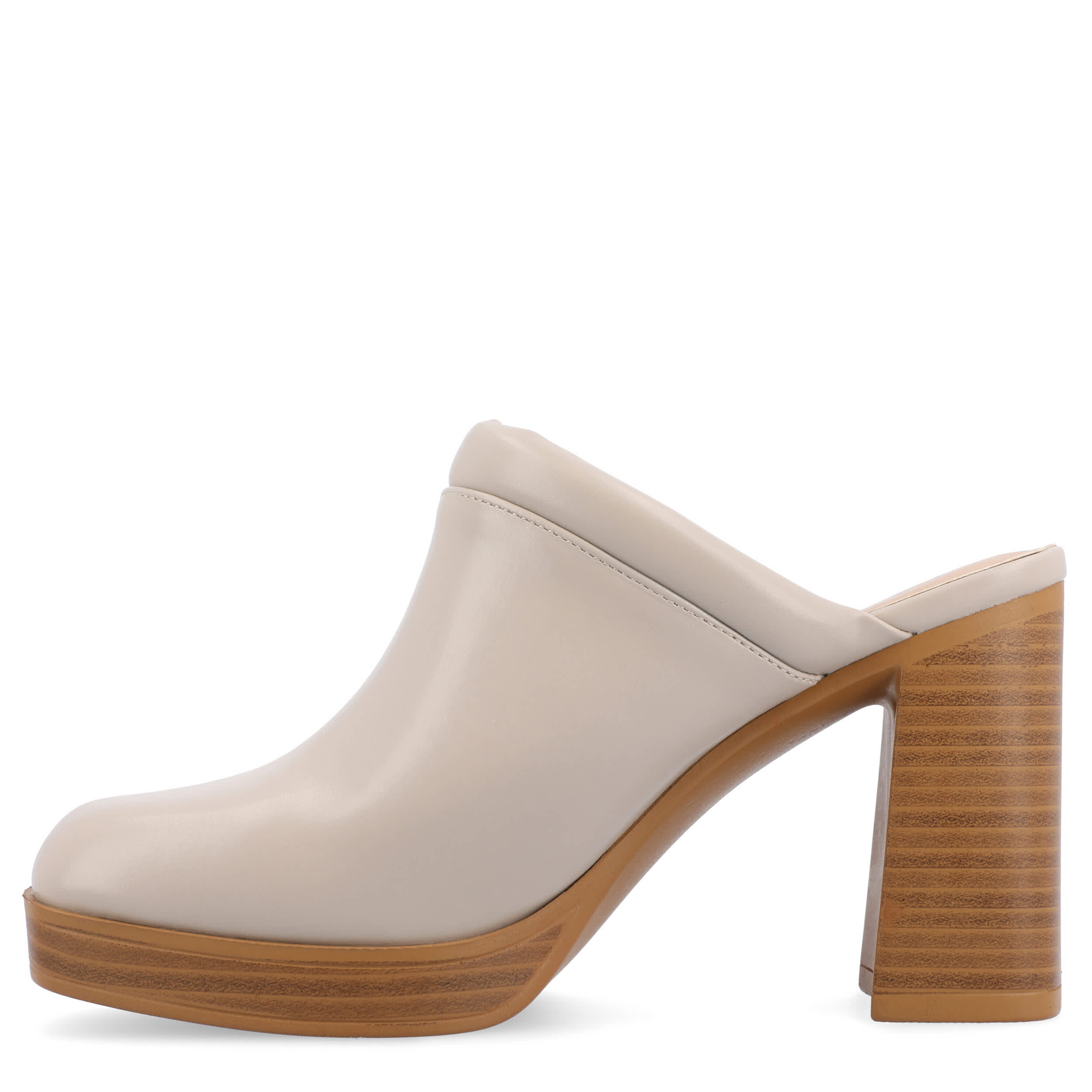 JOURNEE COLLECTION-WOMENS IZARA MULE-STONE & 