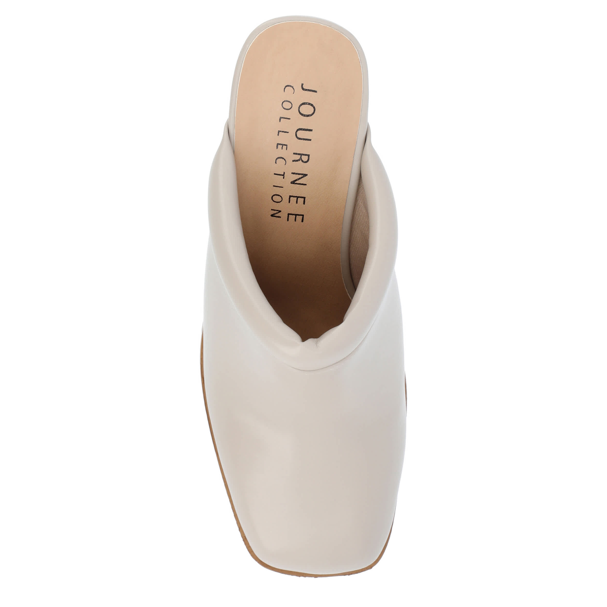 JOURNEE COLLECTION-WOMENS IZARA MULE-STONE & 