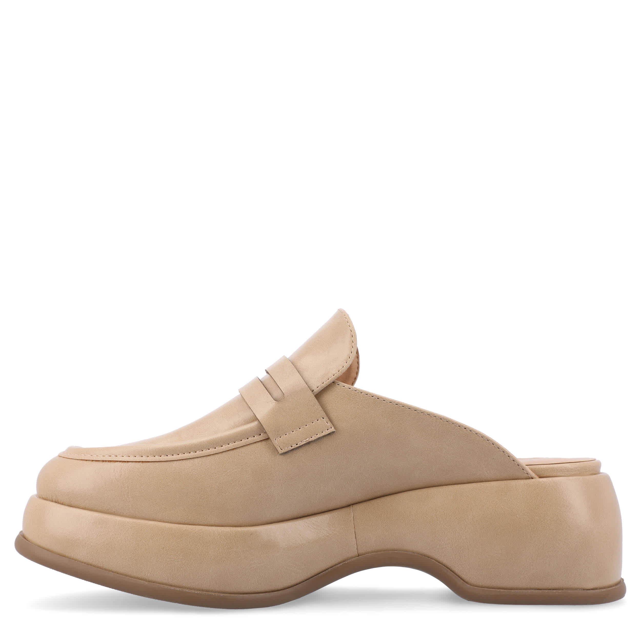 JOURNEE COLLECTION-WOMENS ANTONINA MULE-TAN & 