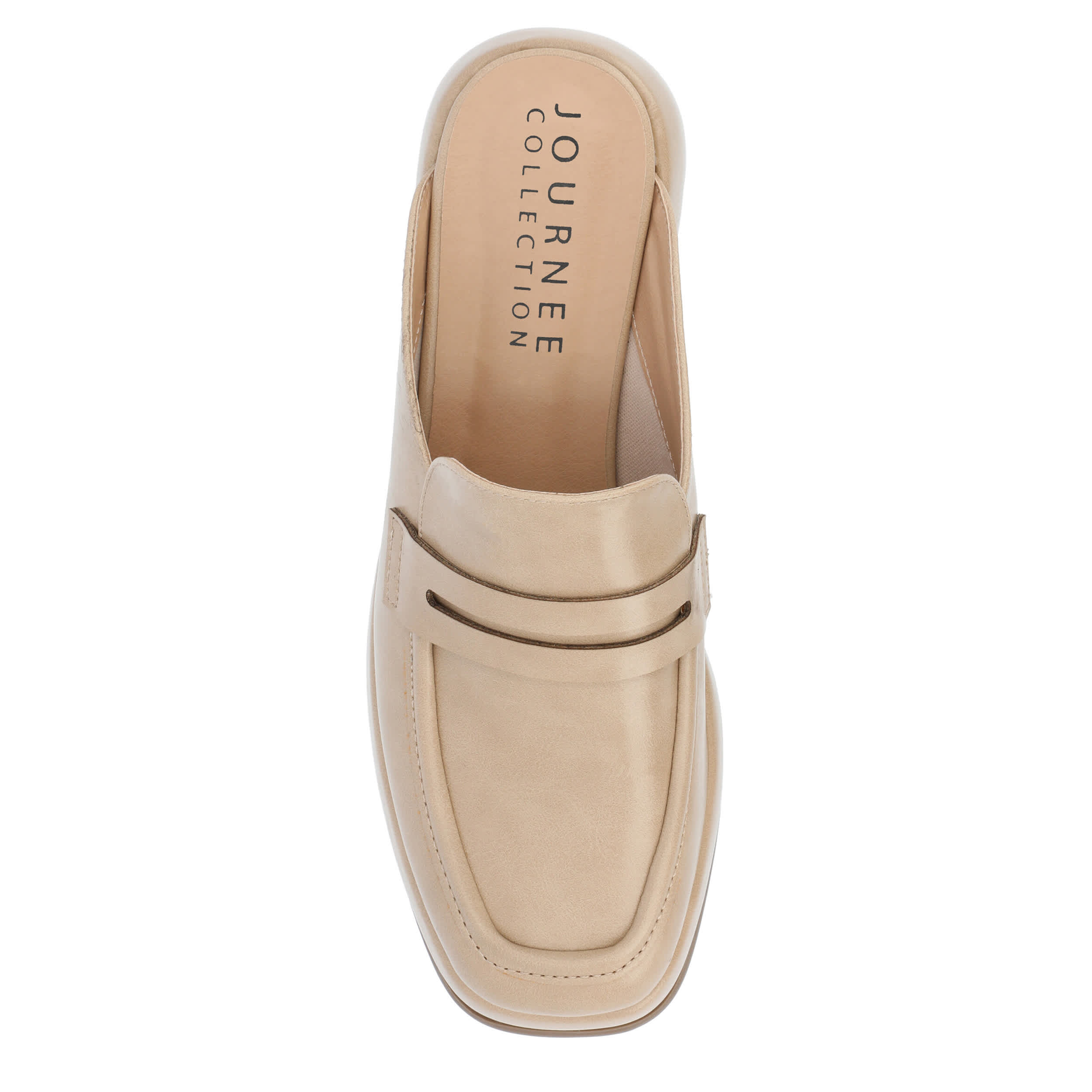 JOURNEE COLLECTION-WOMENS ANTONINA MULE-TAN & 