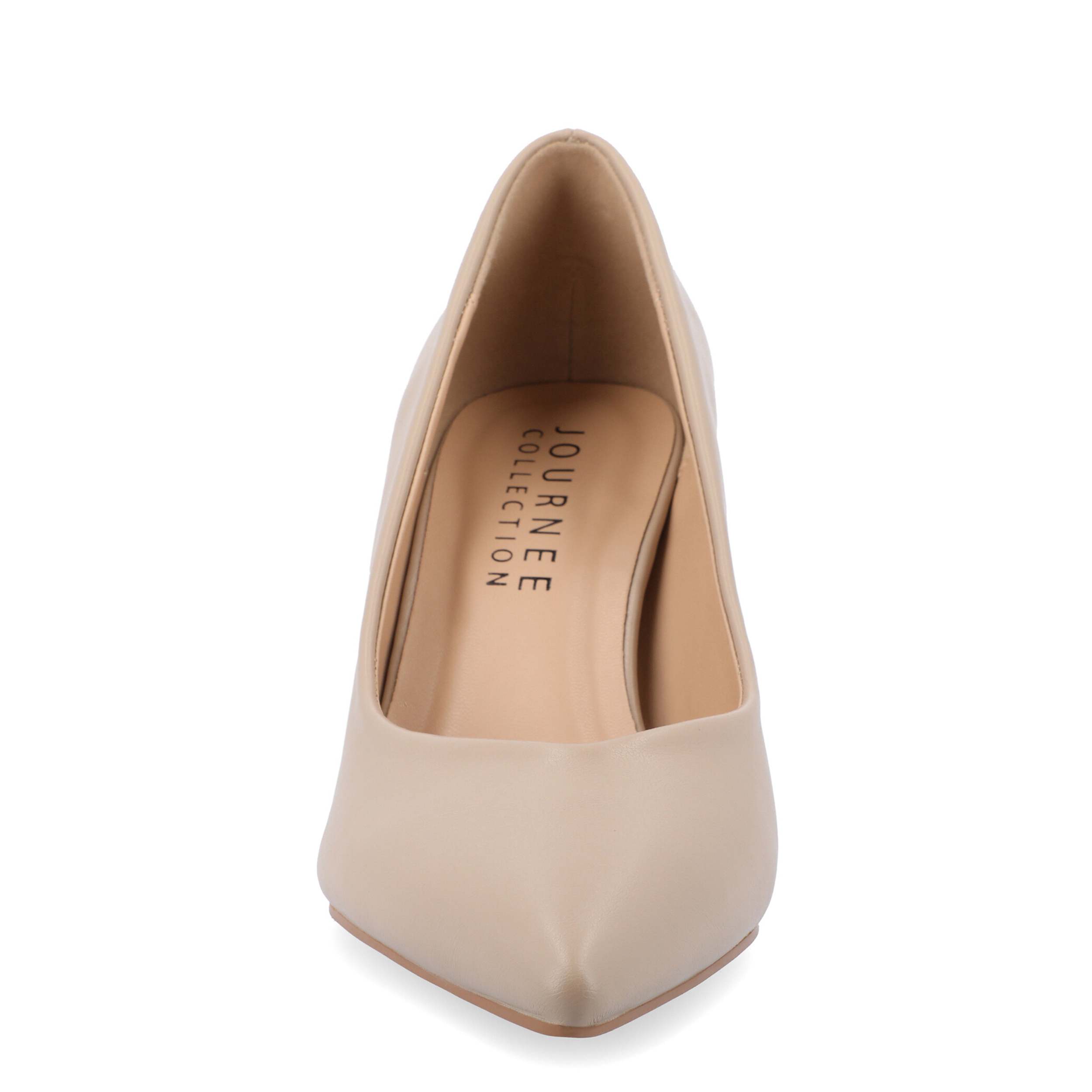 JOURNEE COLLECTION-WOMENS GABRIELLA PUMP-BEIGE & 