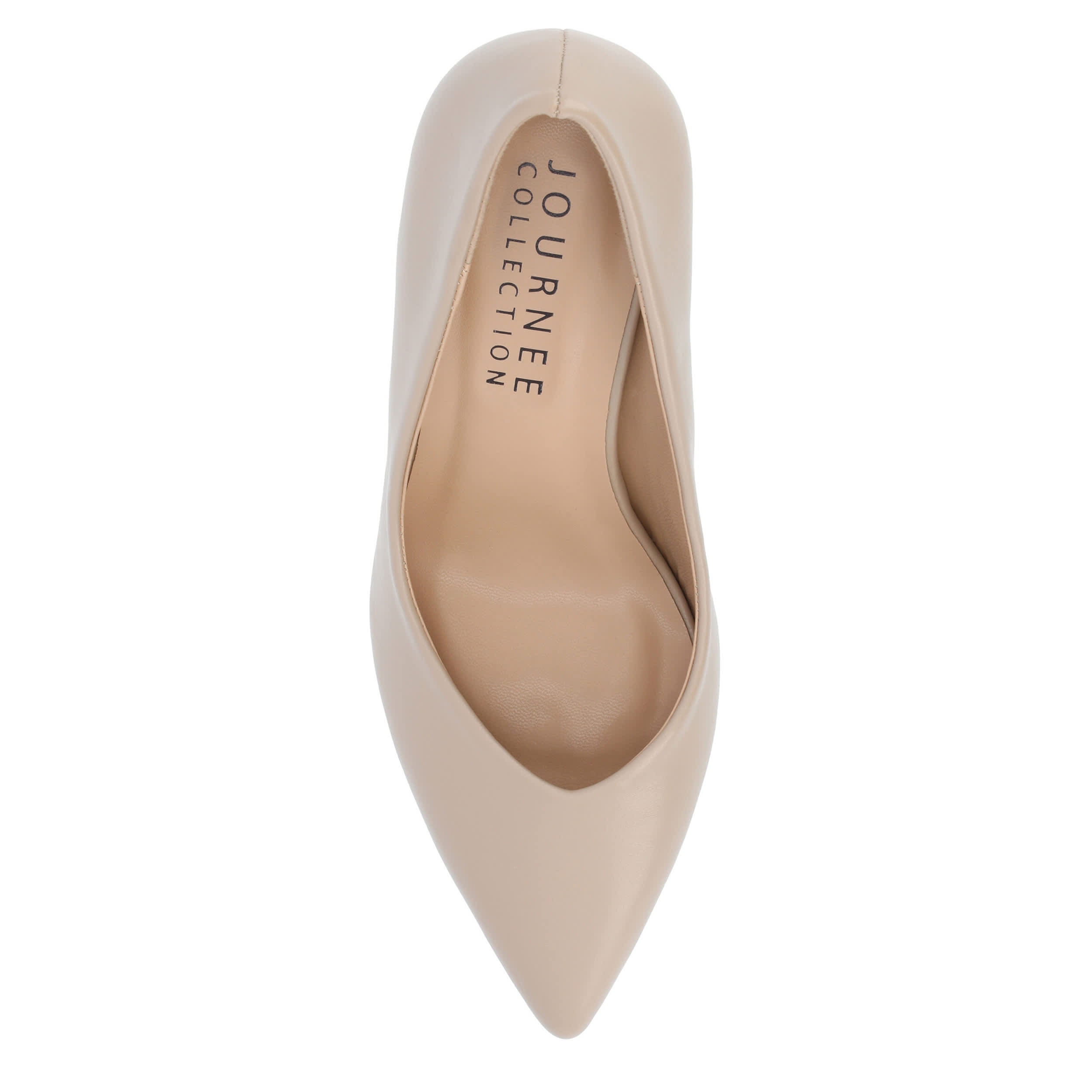 JOURNEE COLLECTION-WOMENS GABRIELLA PUMP-BEIGE & 