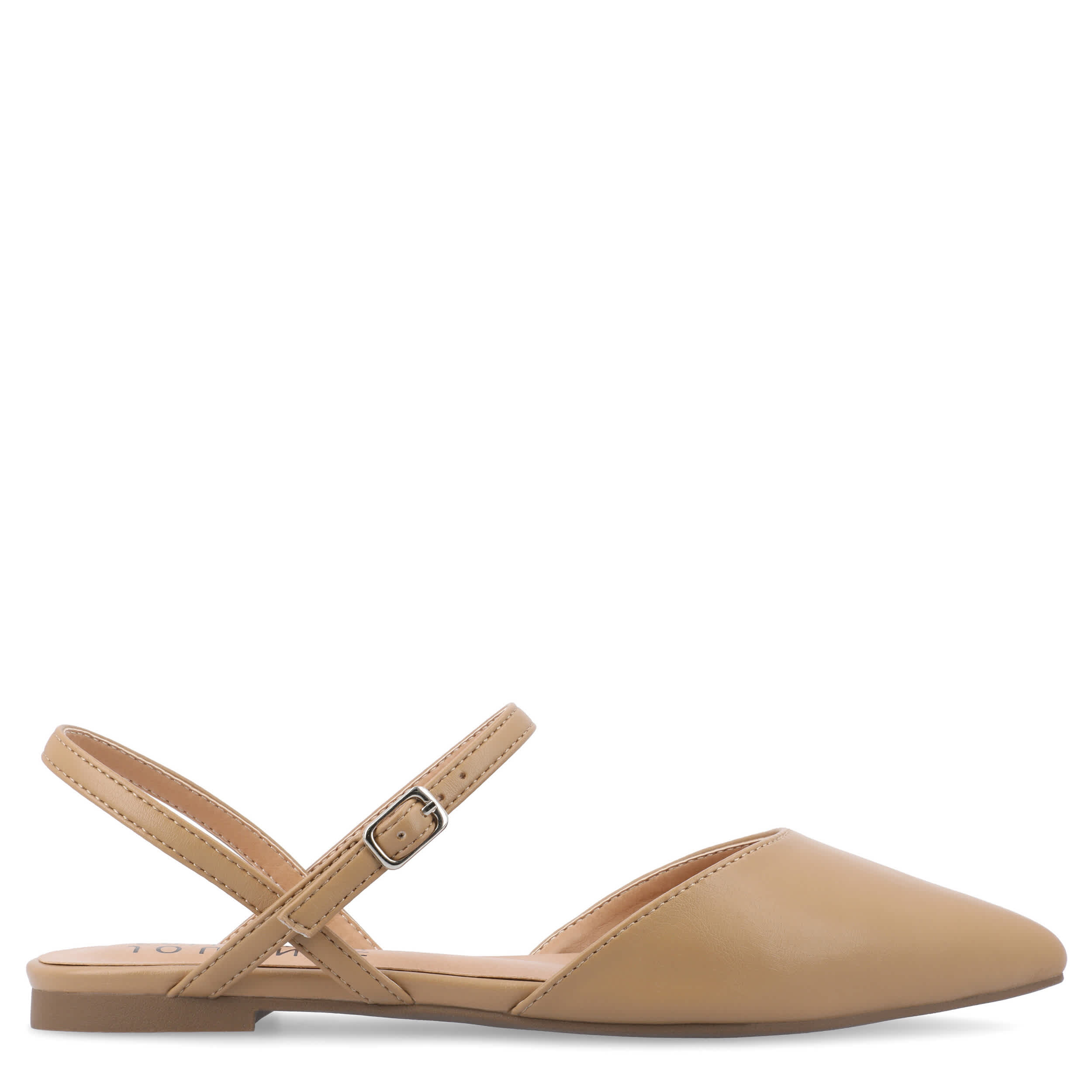 JOURNEE COLLECTION-WOMENS MARTINE FLAT-BROWN & 