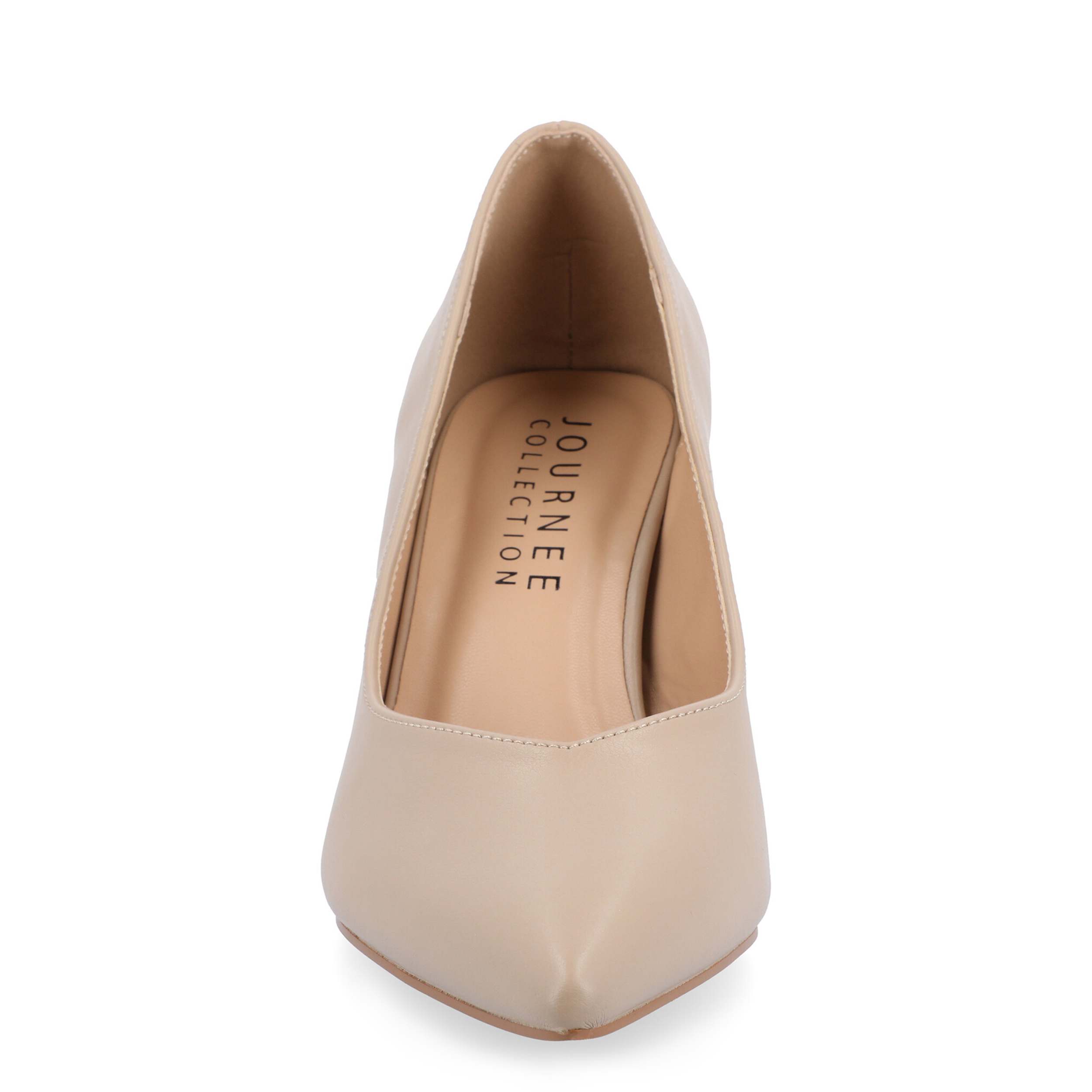 JOURNEE COLLECTION-WOMENS SIMONNE PUMP-BEIGE & 