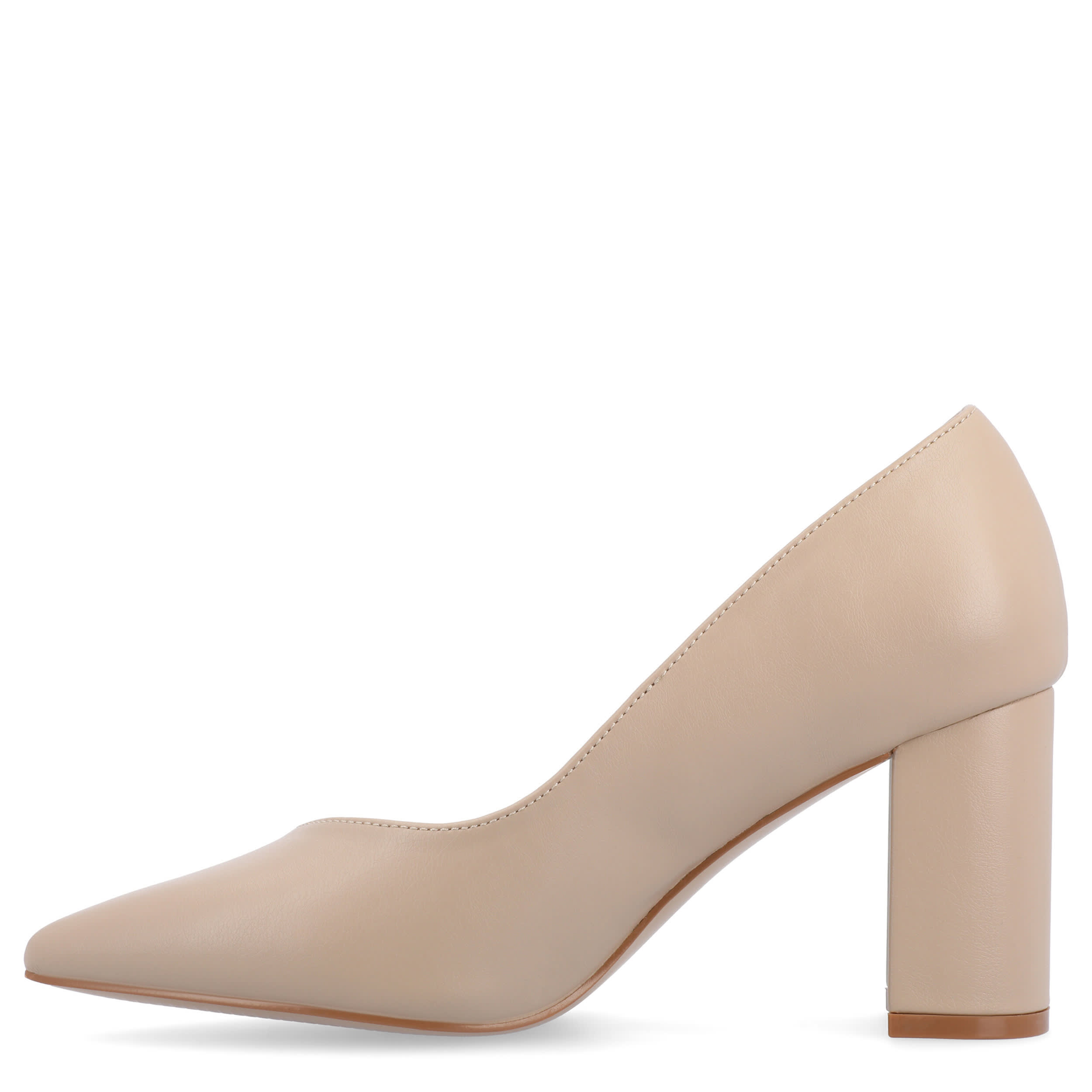 JOURNEE COLLECTION-WOMENS SIMONNE PUMP-BEIGE & 