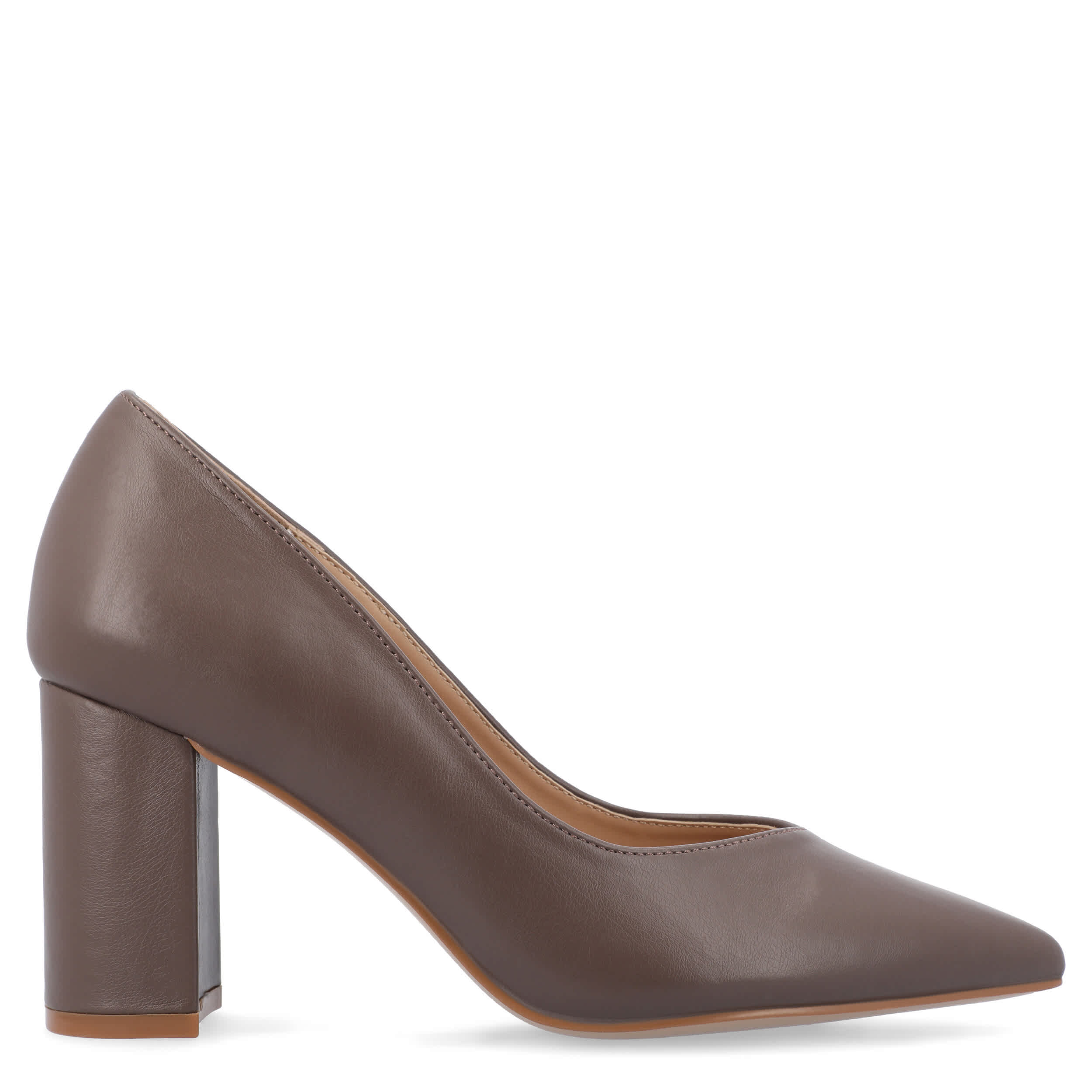 JOURNEE COLLECTION-WOMENS SIMONNE PUMP-BROWN & 