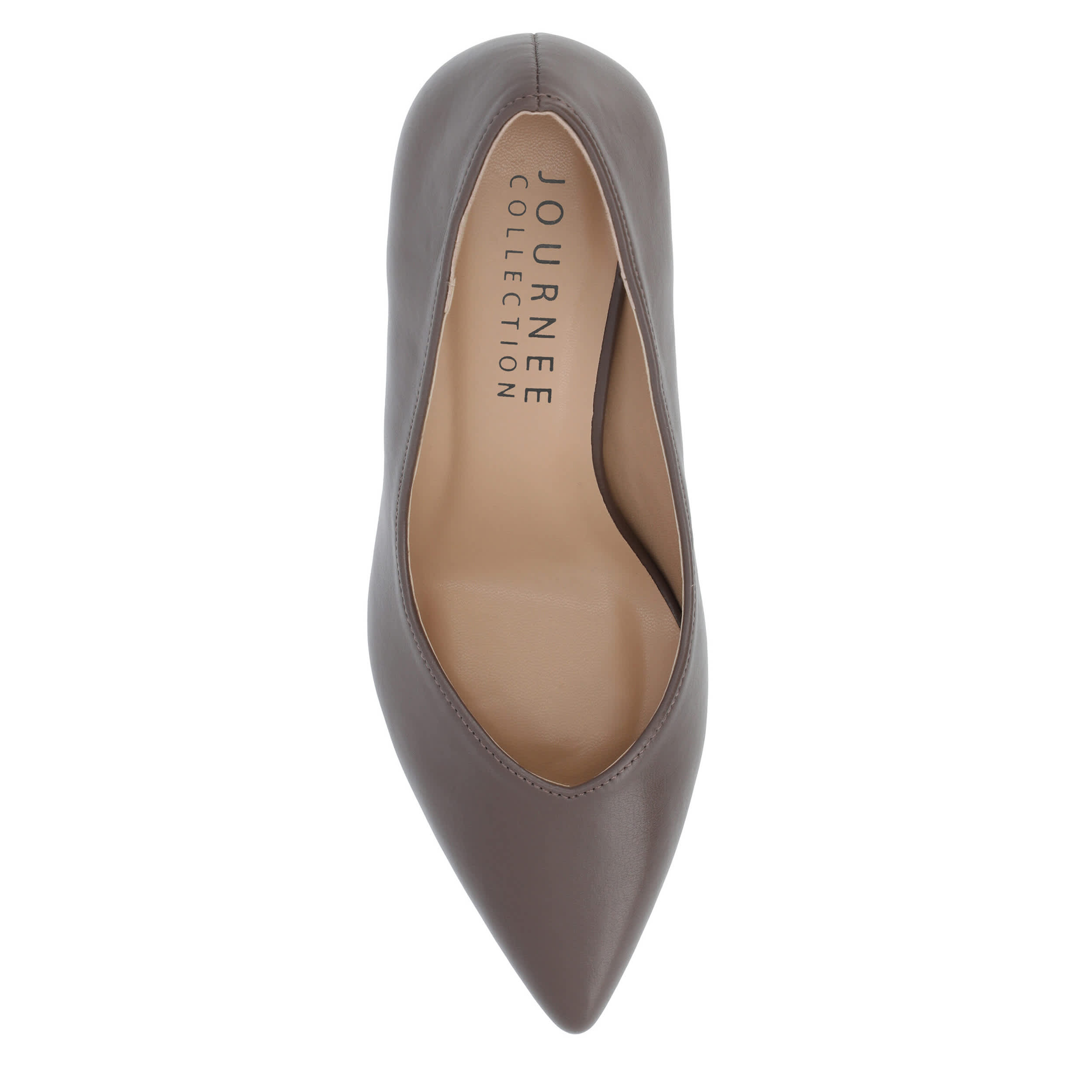 JOURNEE COLLECTION-WOMENS SIMONNE PUMP-BROWN & 