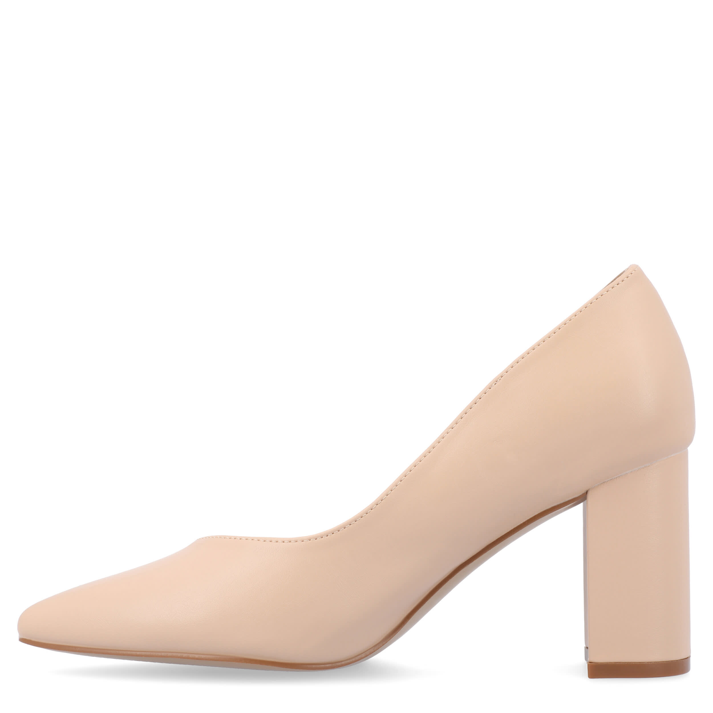 JOURNEE COLLECTION-WOMENS SIMONNE PUMP-NATURAL & 