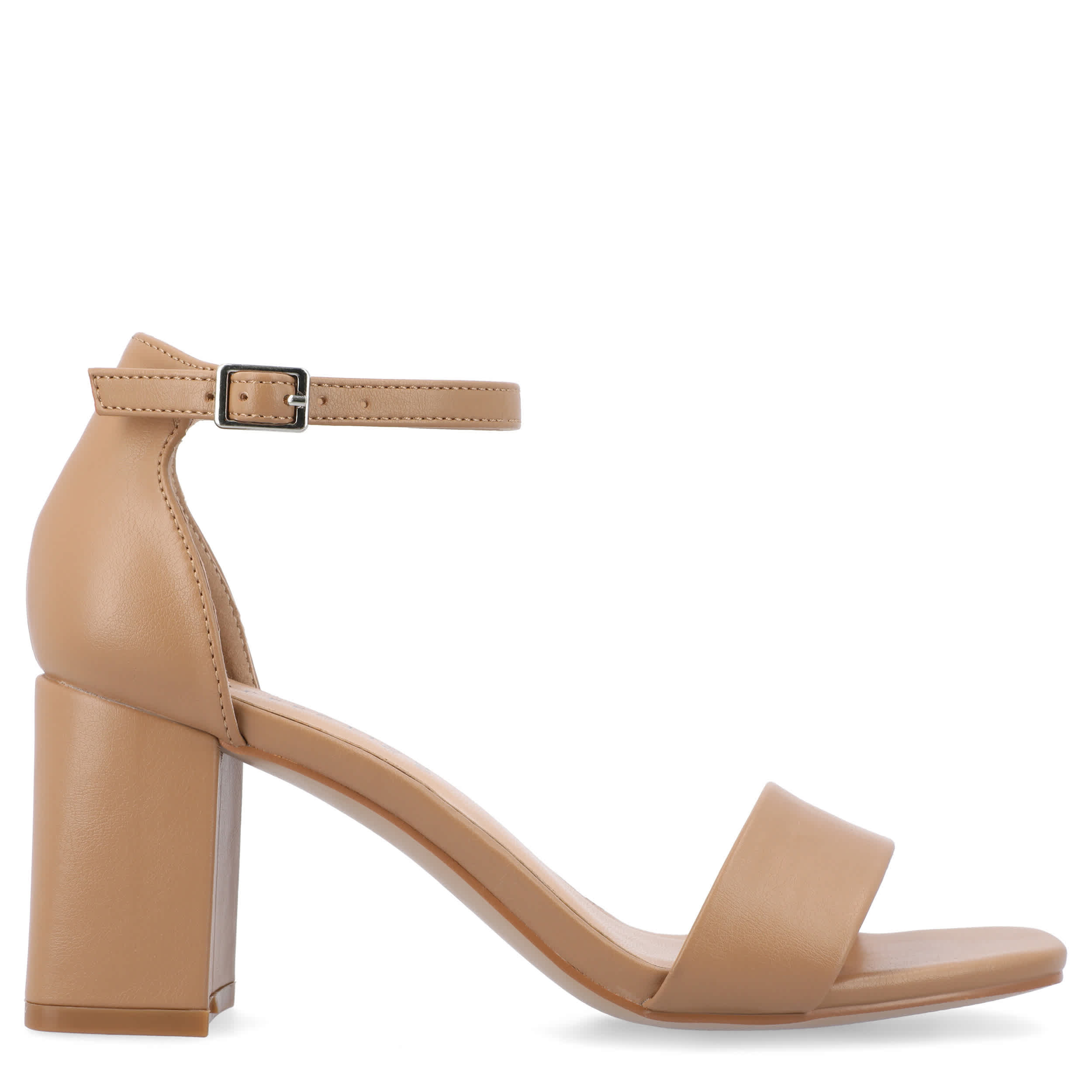 JOURNEE COLLECTION-WOMENS VALENNCIA SANDAL-BROWN & 