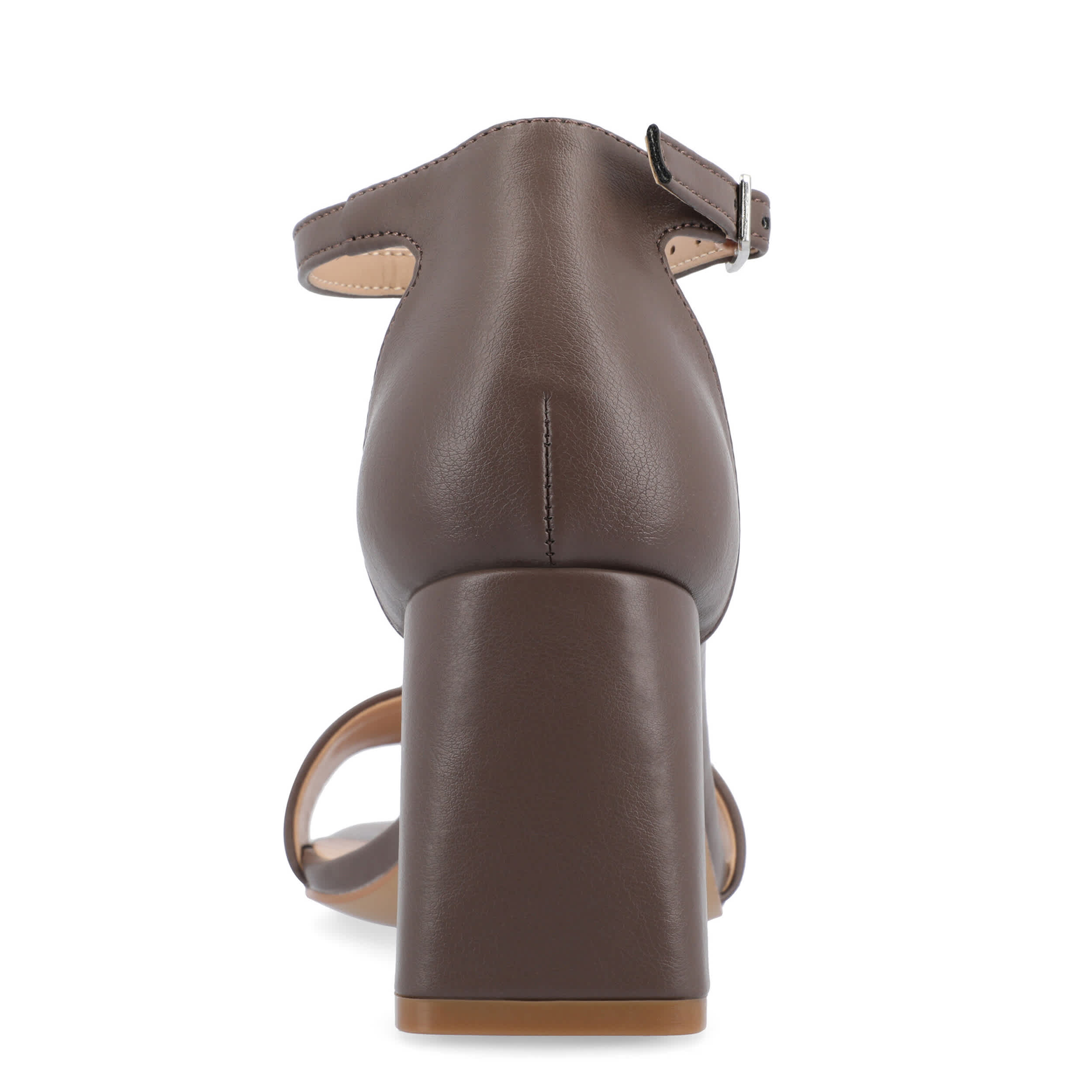 JOURNEE COLLECTION-WOMENS VALENNCIA NARROW SANDAL-BROWN & 