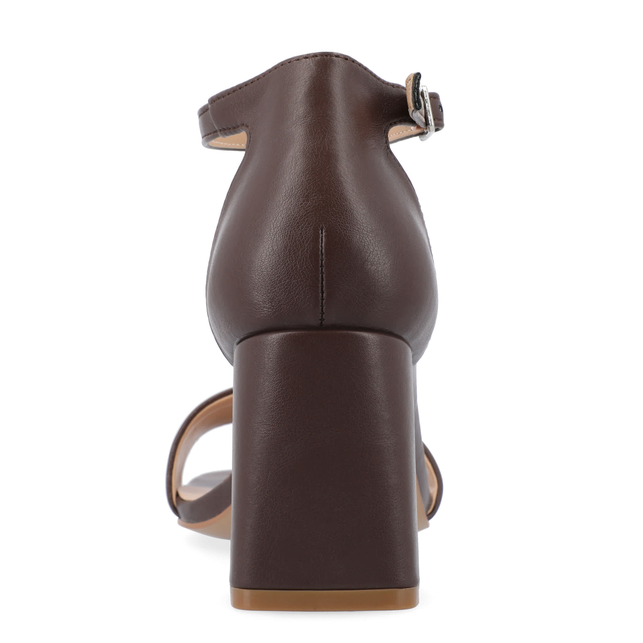JOURNEE COLLECTION-WOMENS VALENNCIA SANDAL-DARK BROWN & 