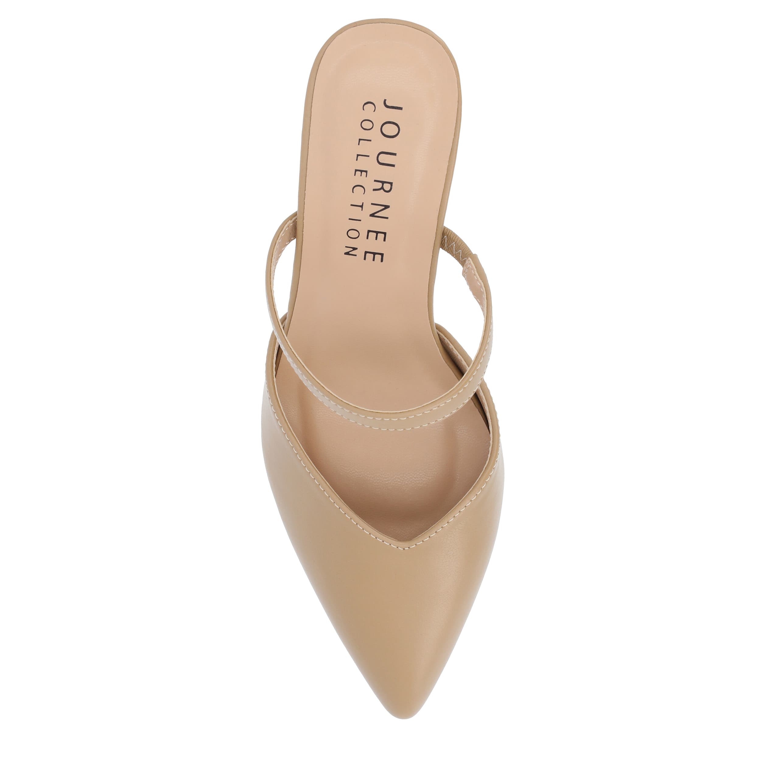 JOURNEE COLLECTION-WOMENS YVON MULE PUMP-BROWN & 