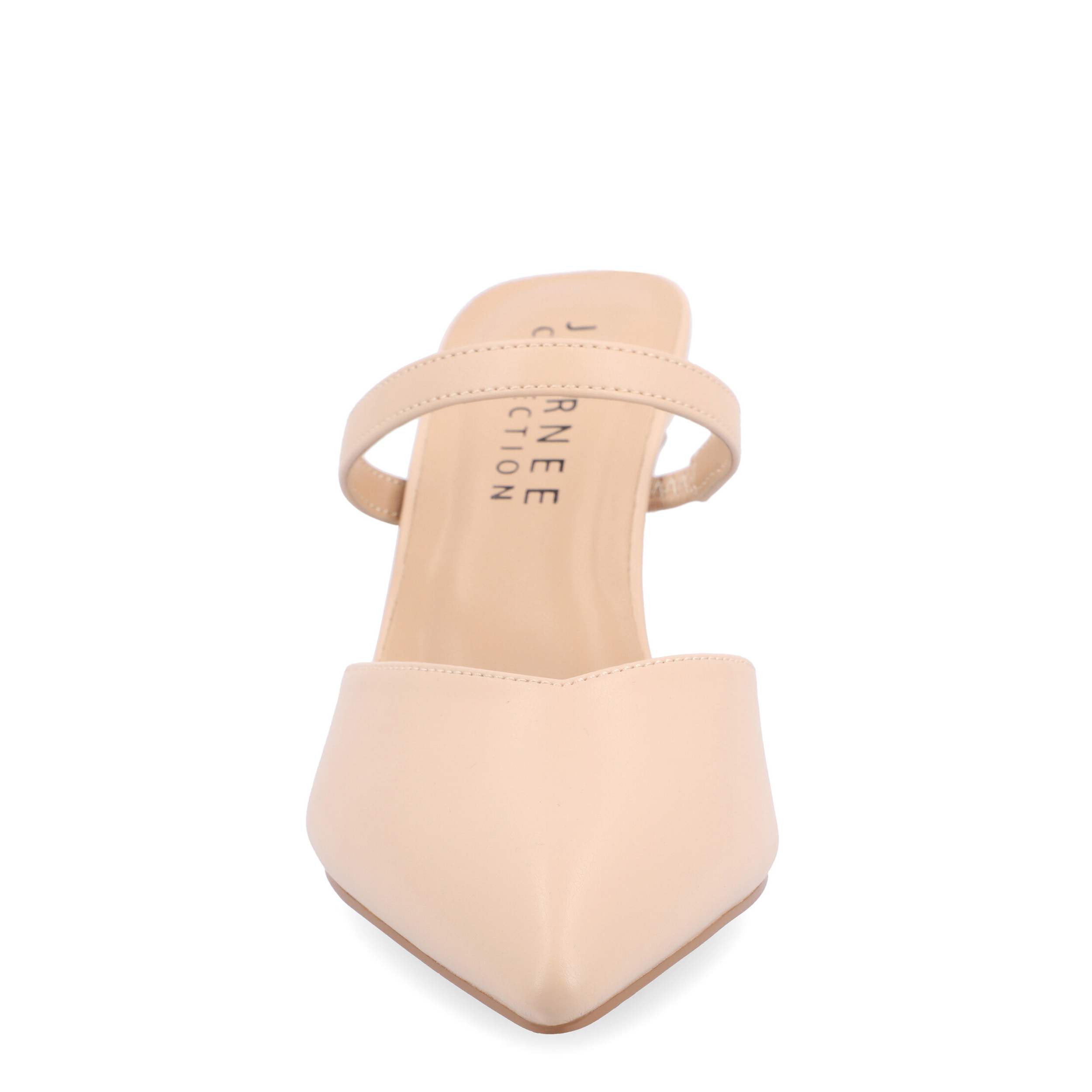 JOURNEE COLLECTION-WOMENS YVON MULE PUMP-NATURAL & 