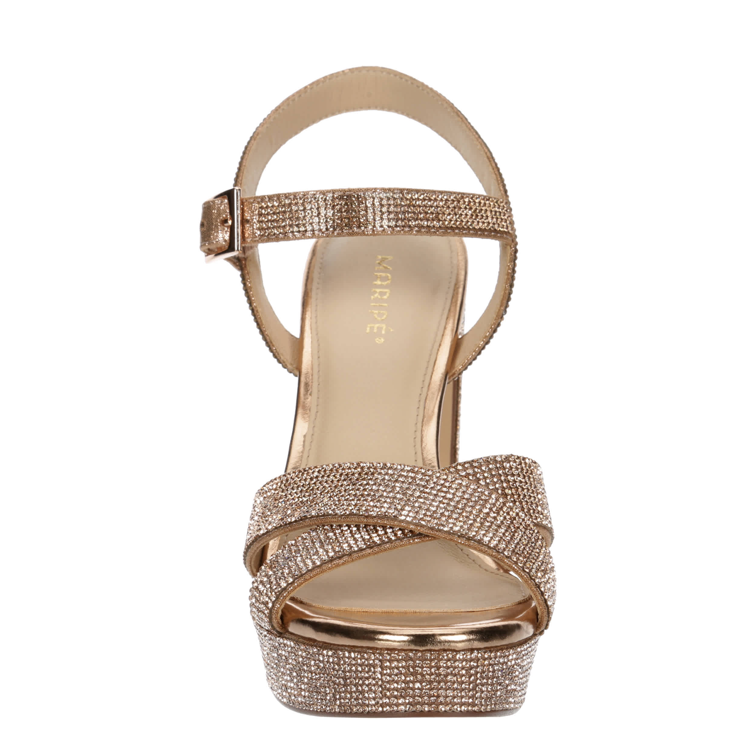 WOMENS LEILANI PLATFORM SANDAL - ROSE GOLD