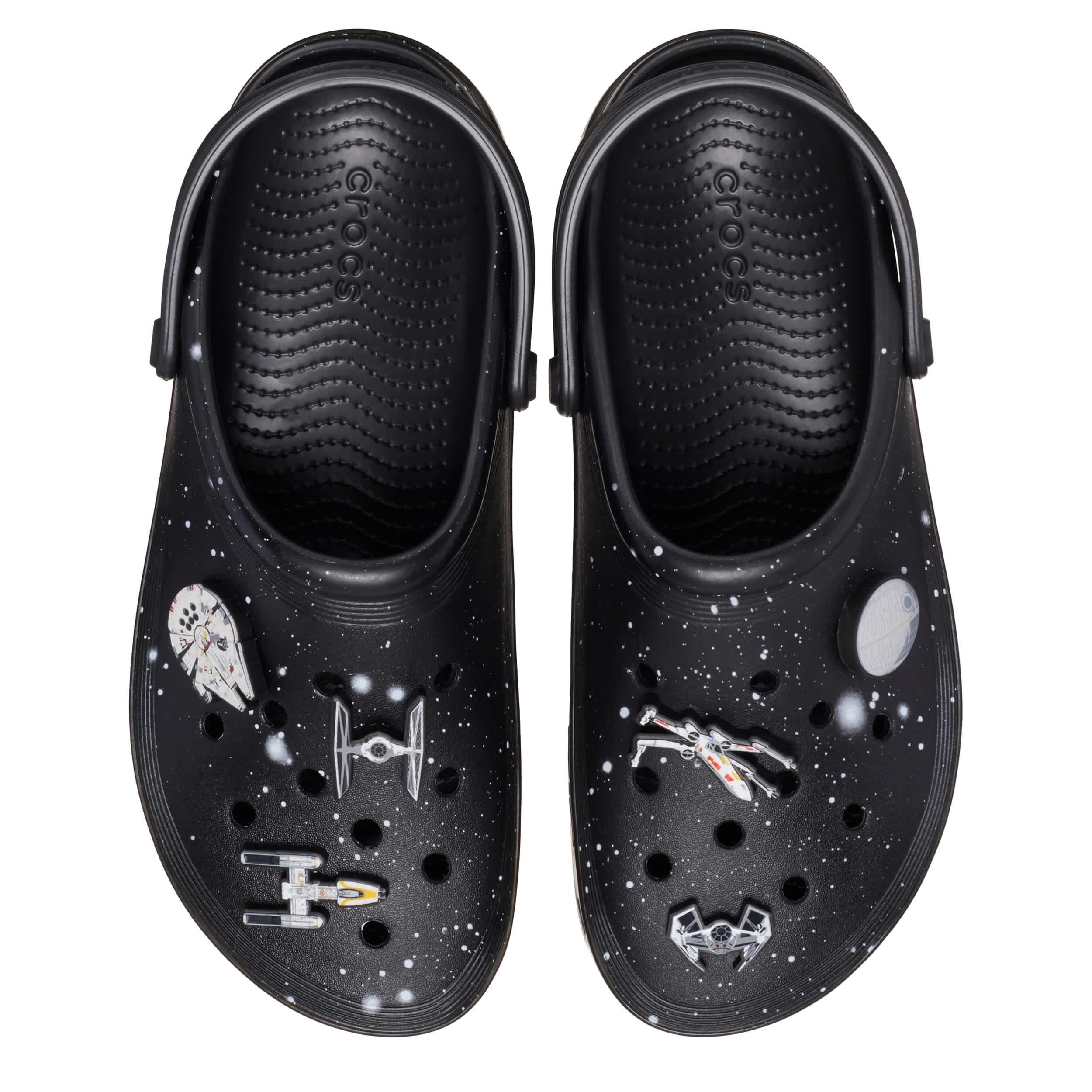 Black Crocs Unisex Star Wars Off Court Clog Rack Room Shoes