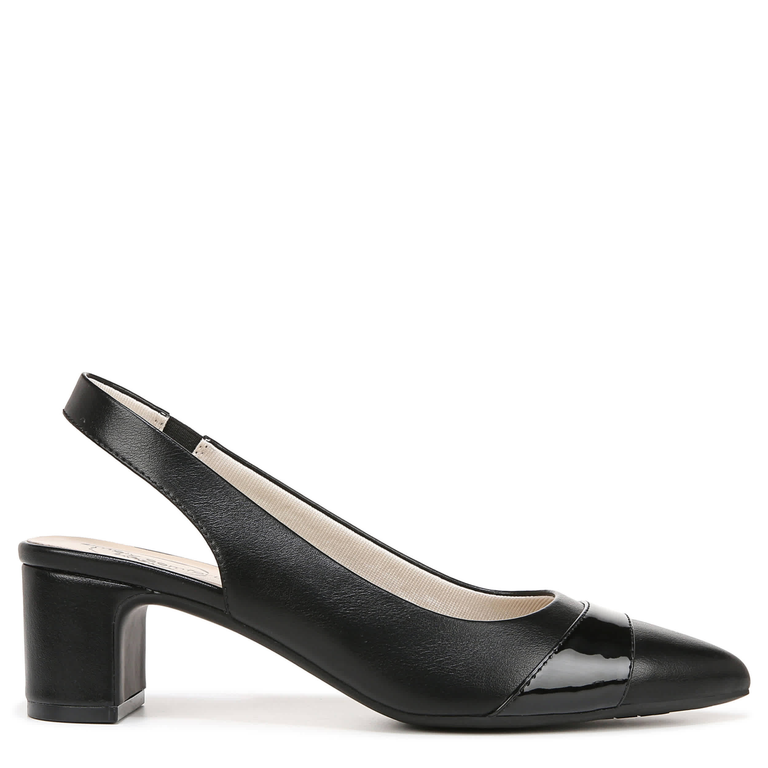 LIFESTRIDE-WOMENS MARCIA PUMP-BLACK & 