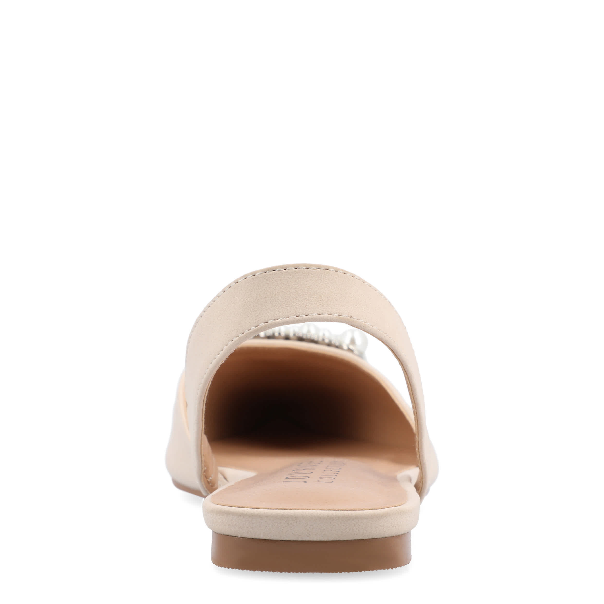 JOURNEE COLLECTION-WOMENS HANNAE WIDE FLAT-BEIGE & 