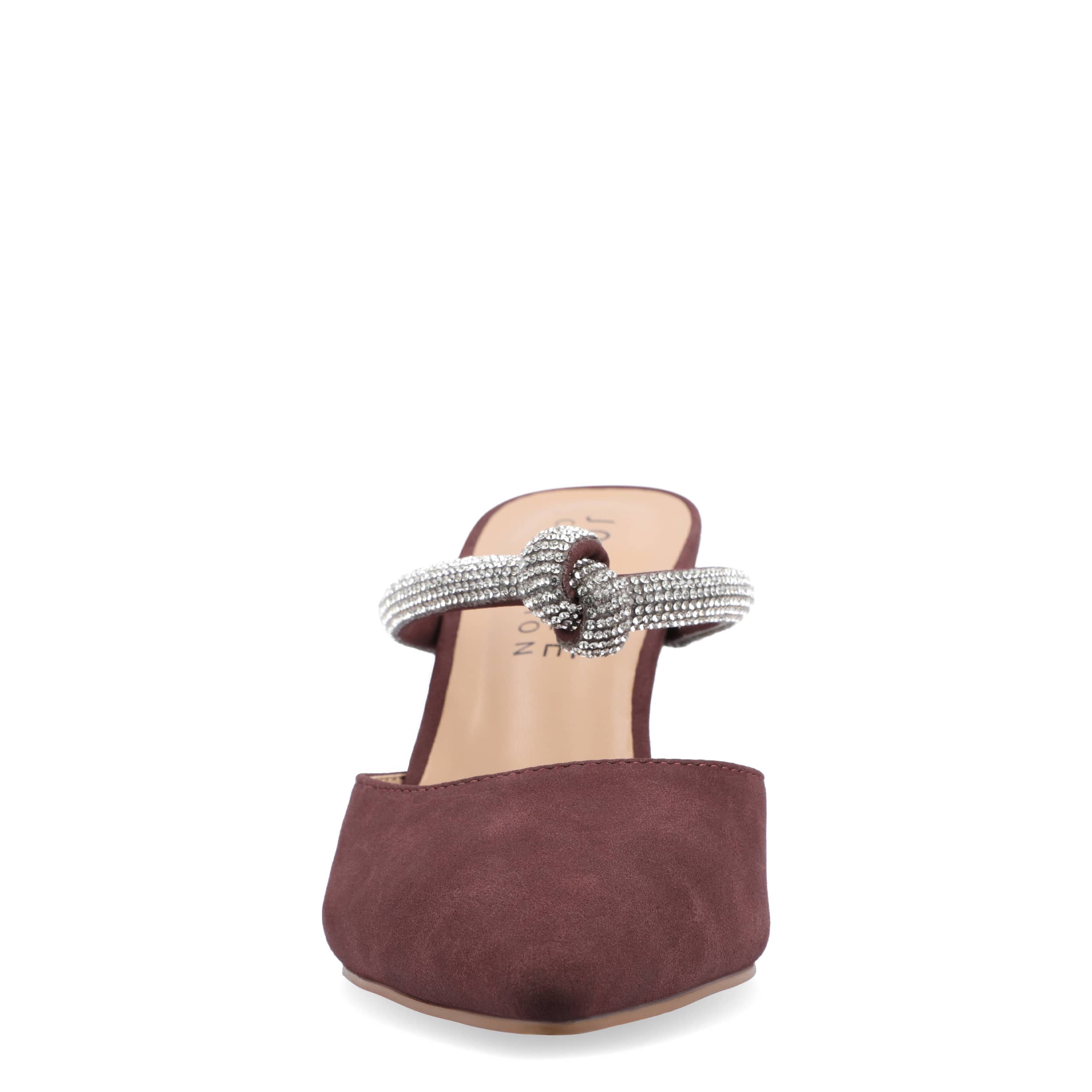 JOURNEE COLLECTION-WOMENS LUNNA WIDE PUMP-WINE & 