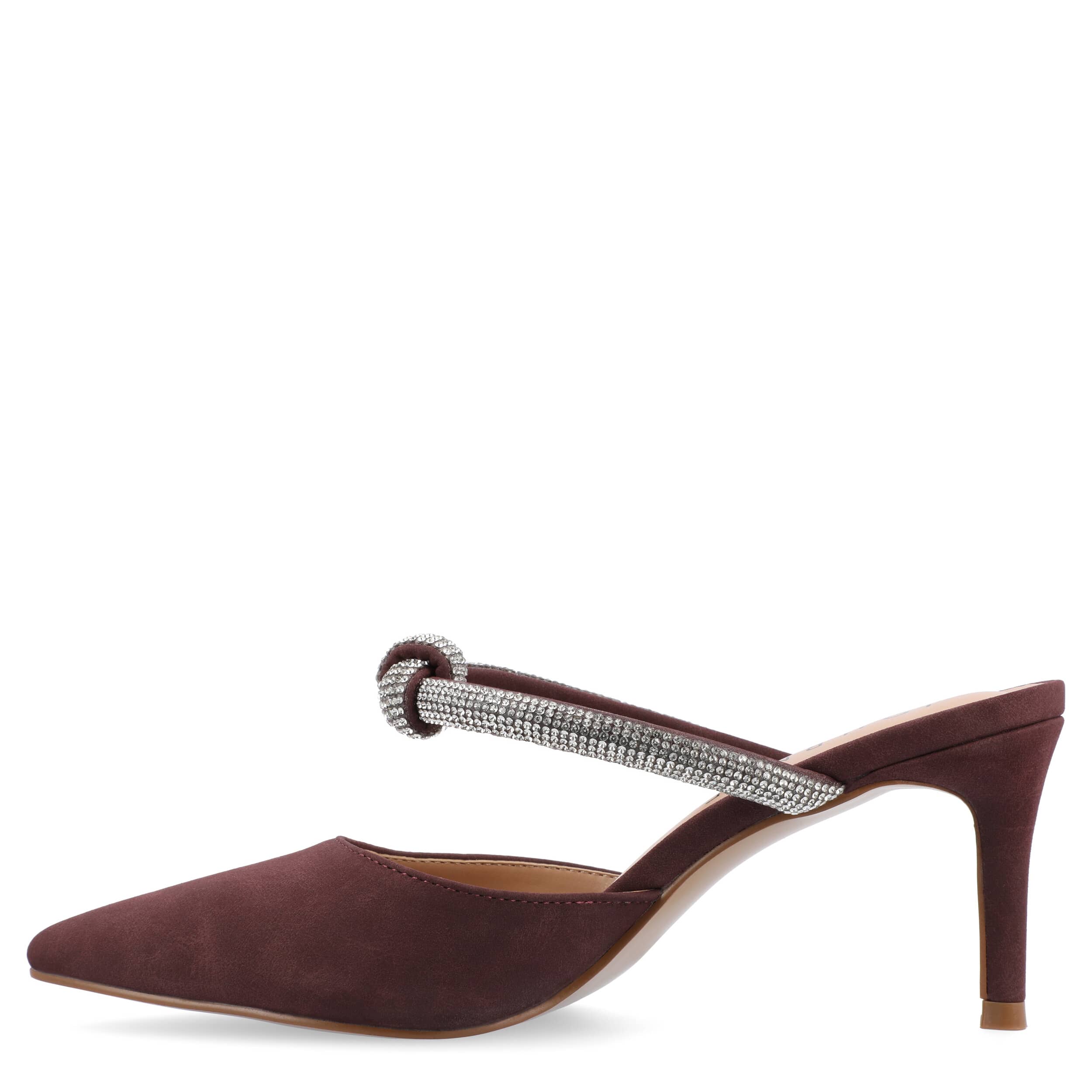JOURNEE COLLECTION-WOMENS LUNNA WIDE PUMP-WINE & 