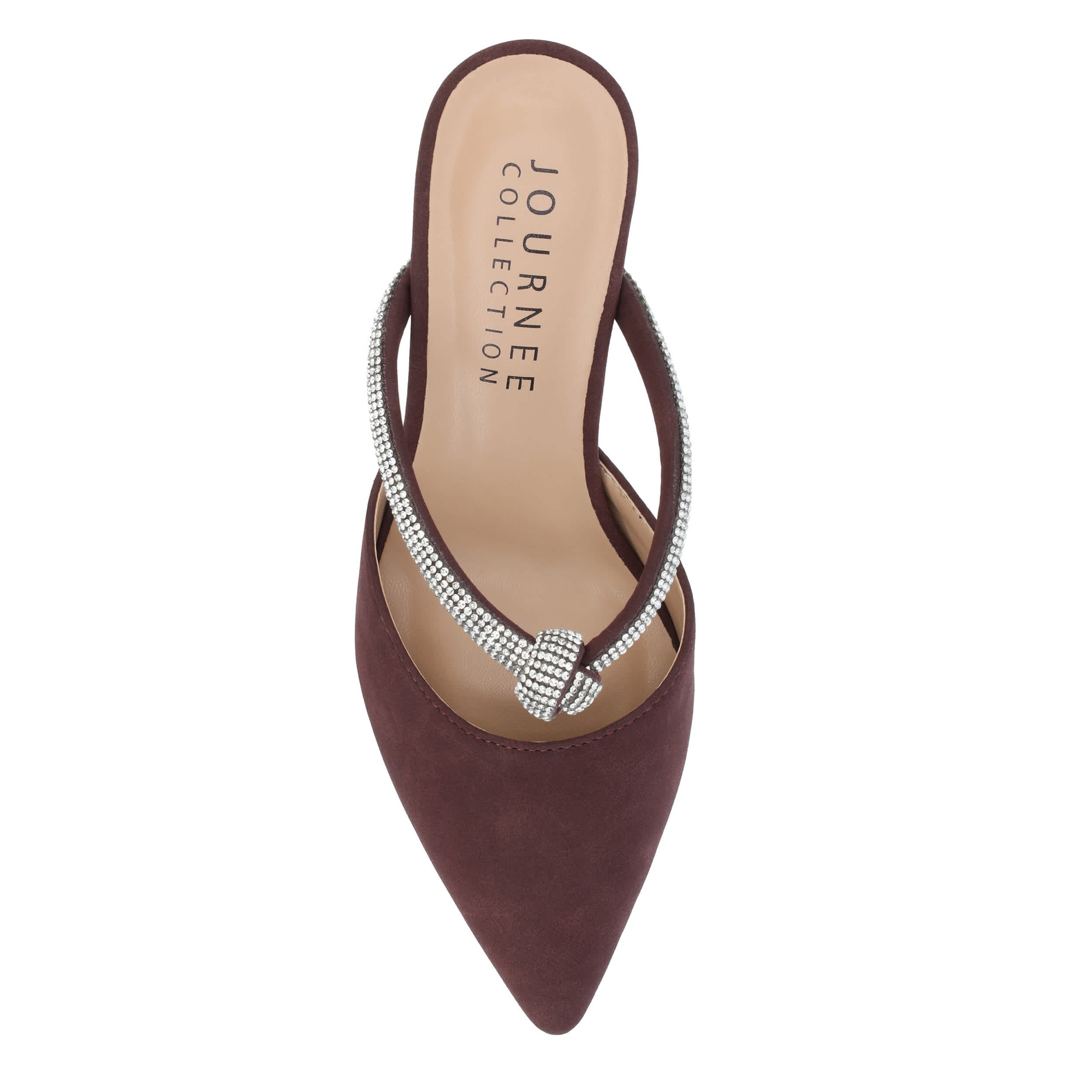 JOURNEE COLLECTION-WOMENS LUNNA WIDE PUMP-WINE & 