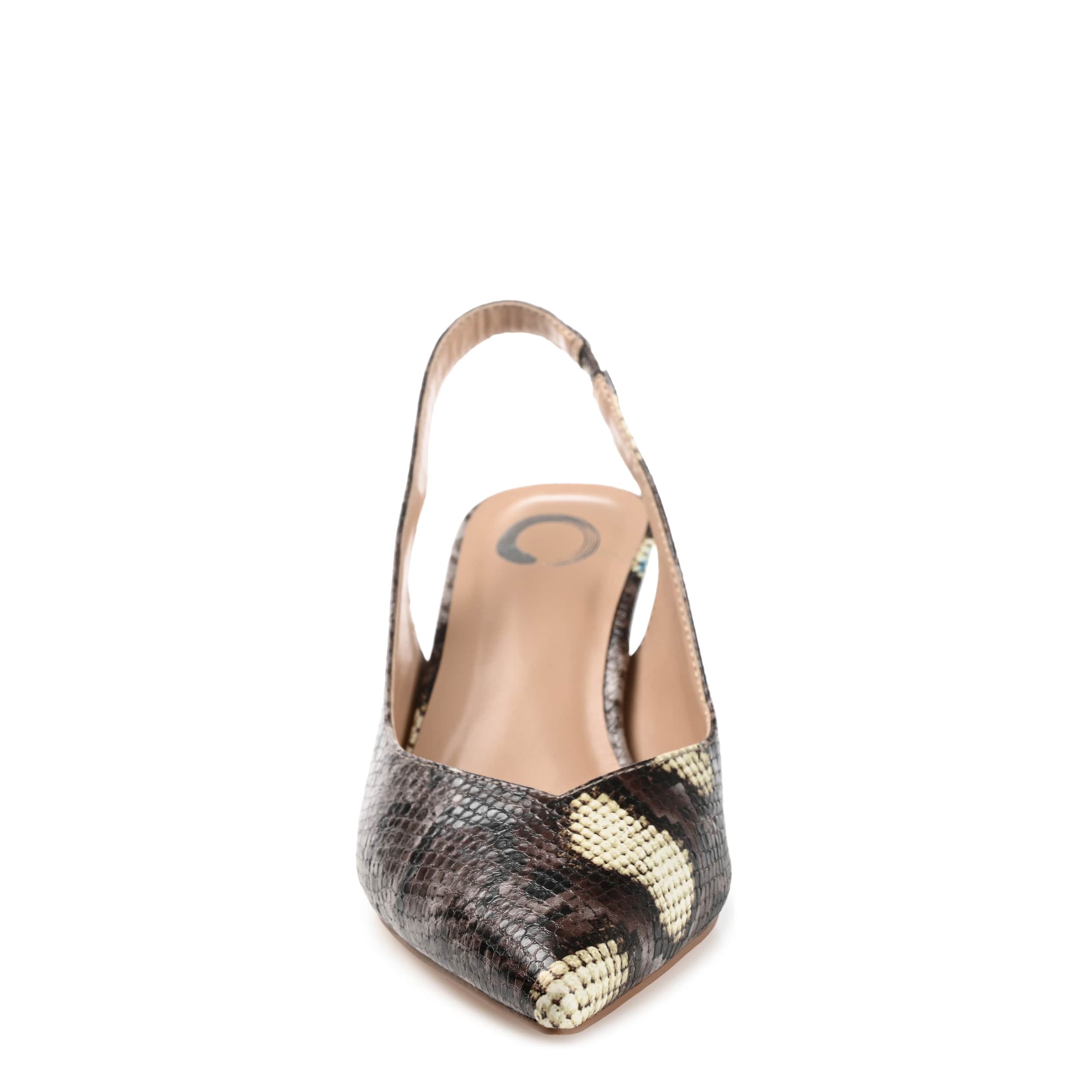 JOURNEE COLLECTION-WOMENS MIKOA WIDE PUMP-BROWN & 