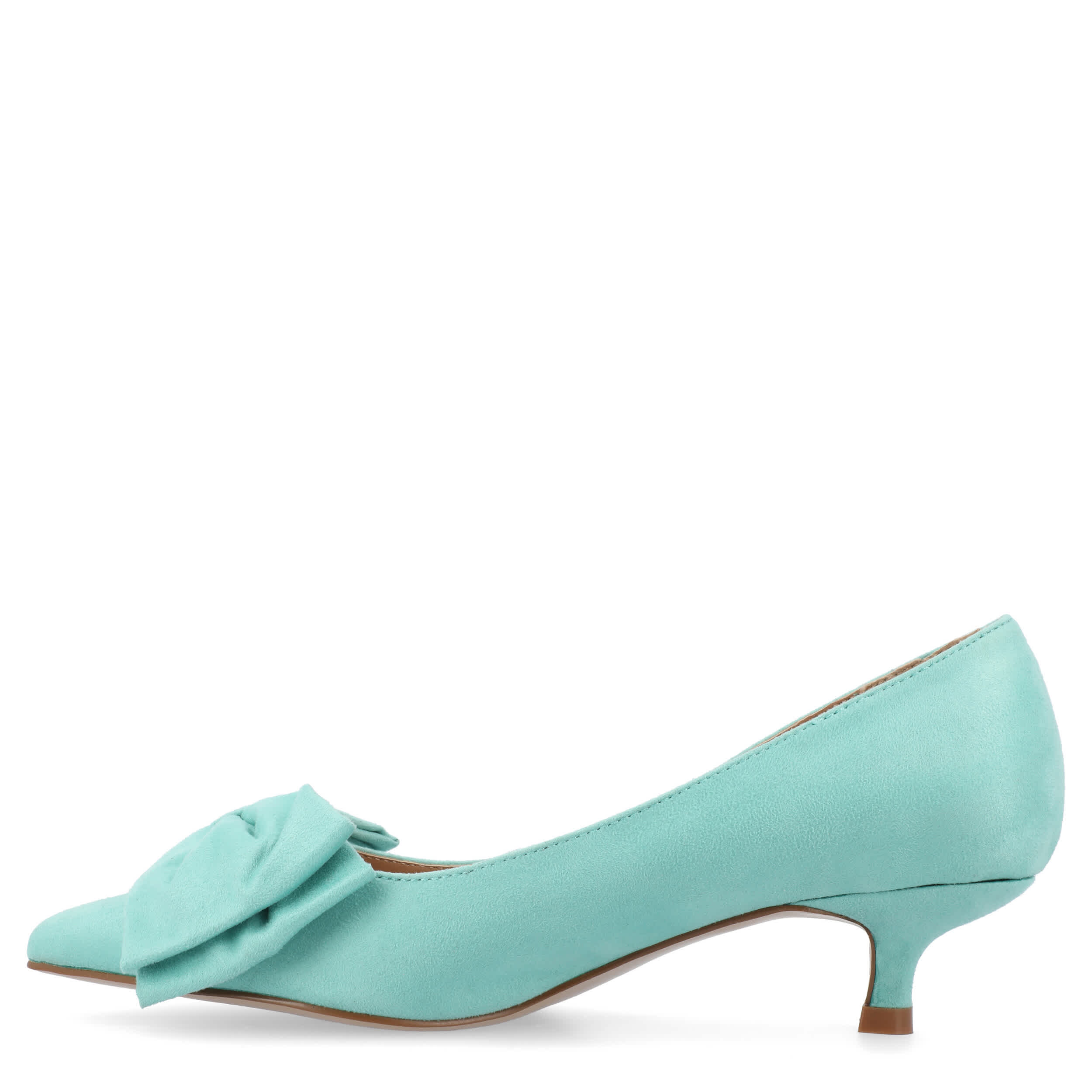 JOURNEE COLLECTION-WOMENS ORANA WIDE PUMP-MINT & 