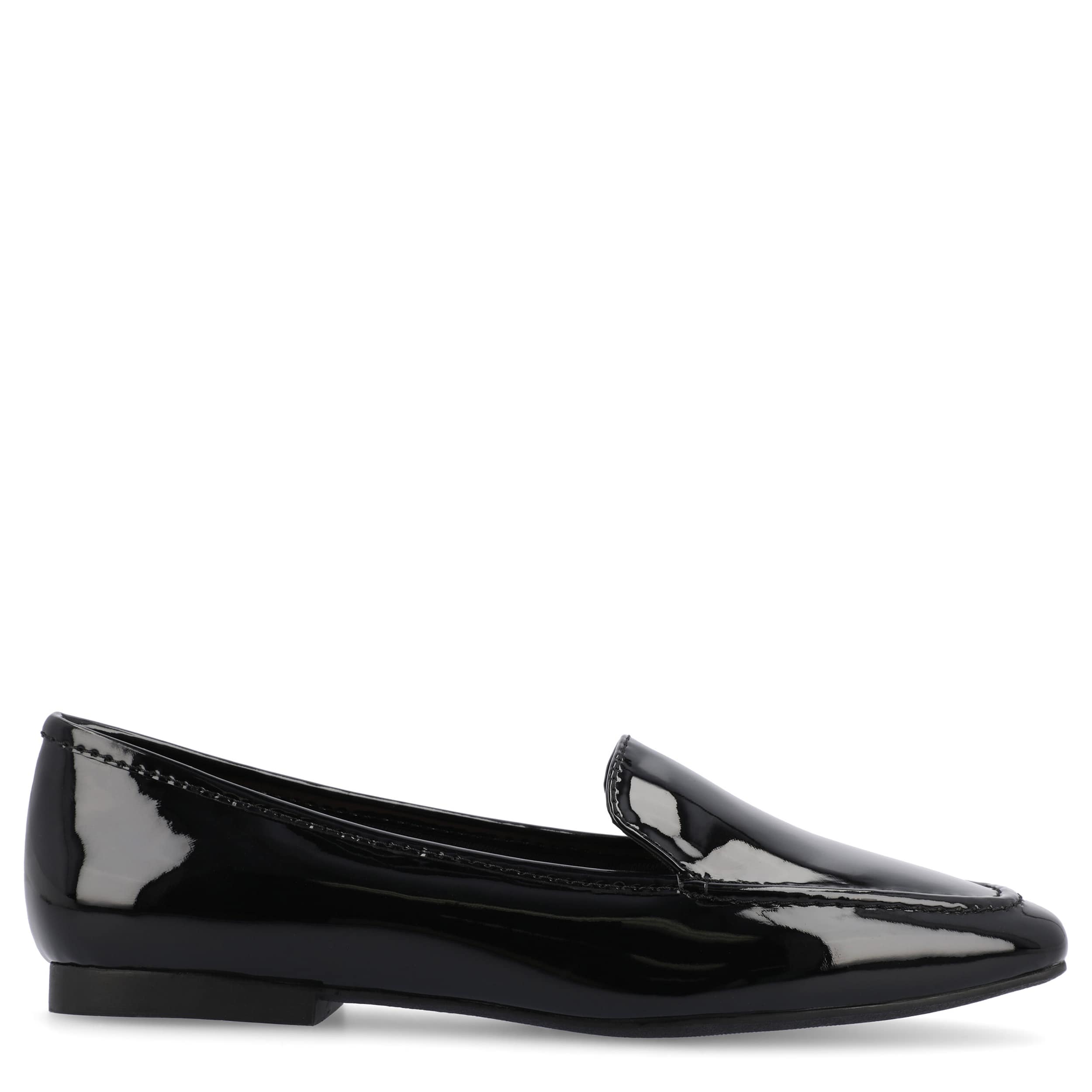 JOURNEE COLLECTION-WOMENS TULLIE WIDE LOAFER-BLACK & 