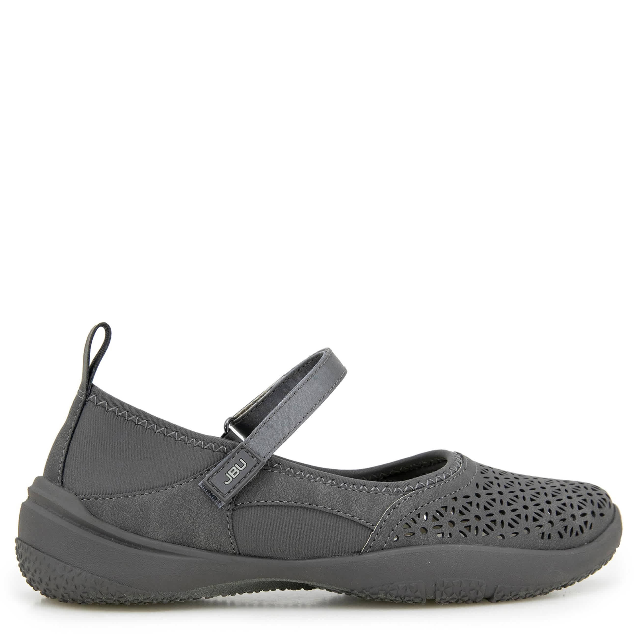JBU-WOMENS DANDELION MARY JANE FLAT-GREY & 