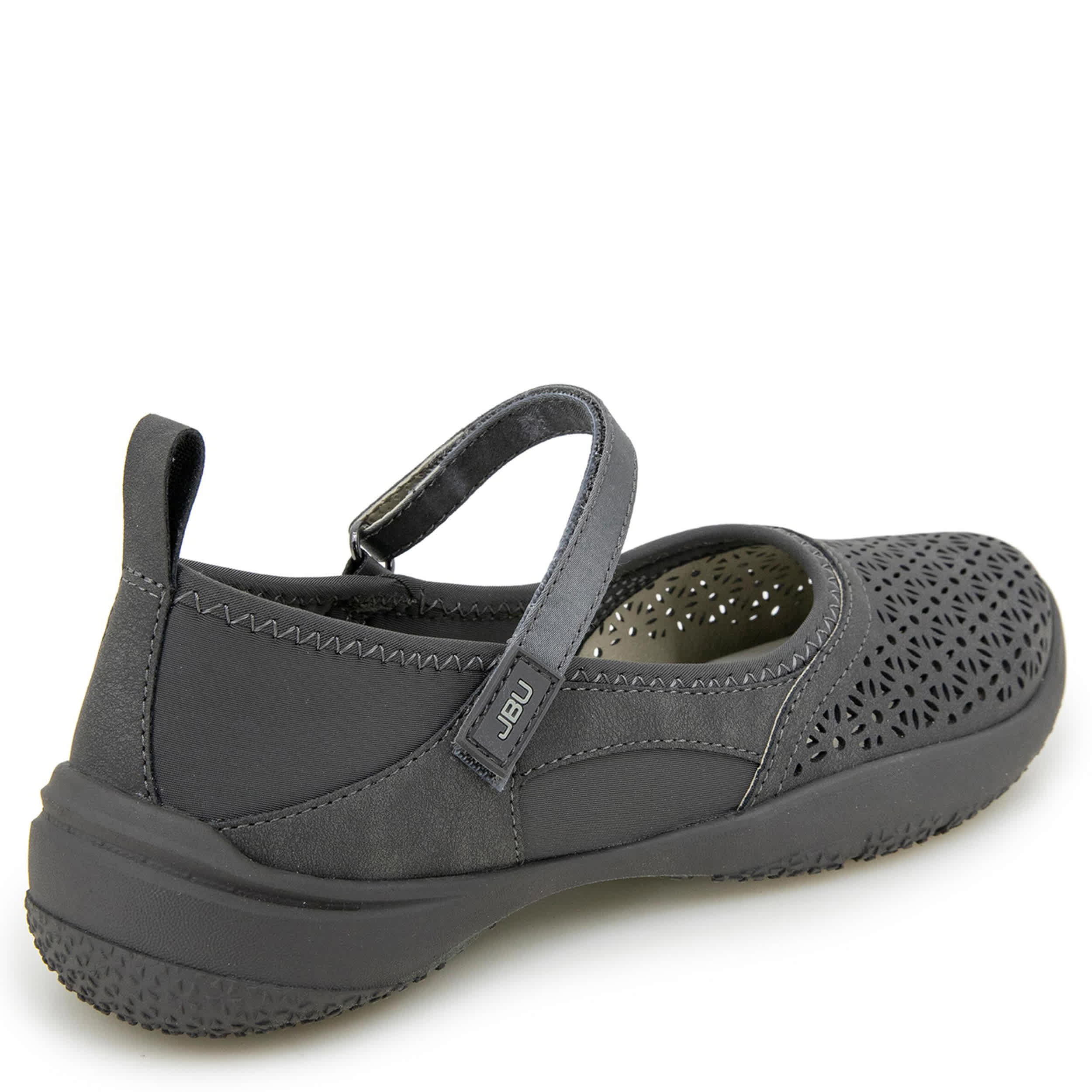 JBU-WOMENS DANDELION MARY JANE FLAT-GREY & 