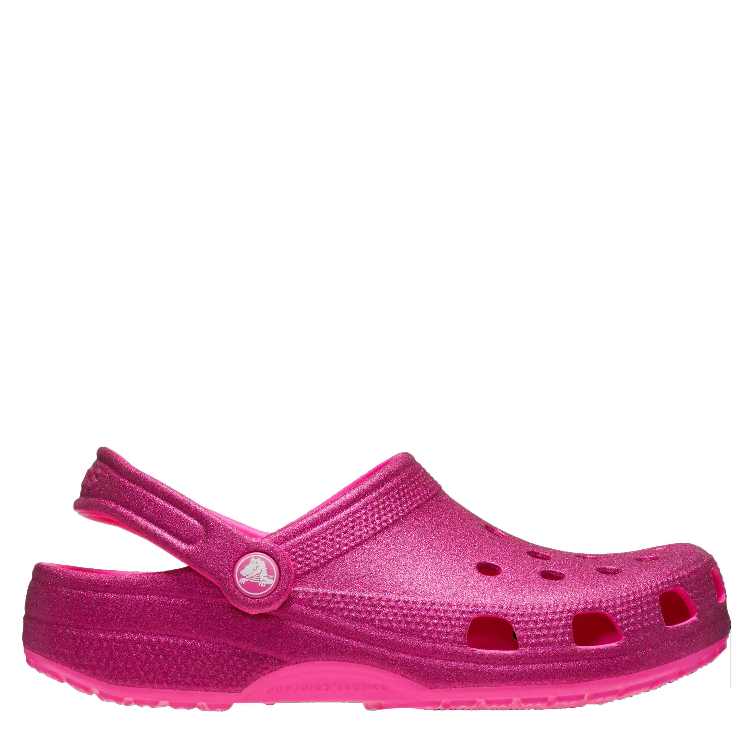 WOMENS CLASSIC GLITTER CLOG - BLACK