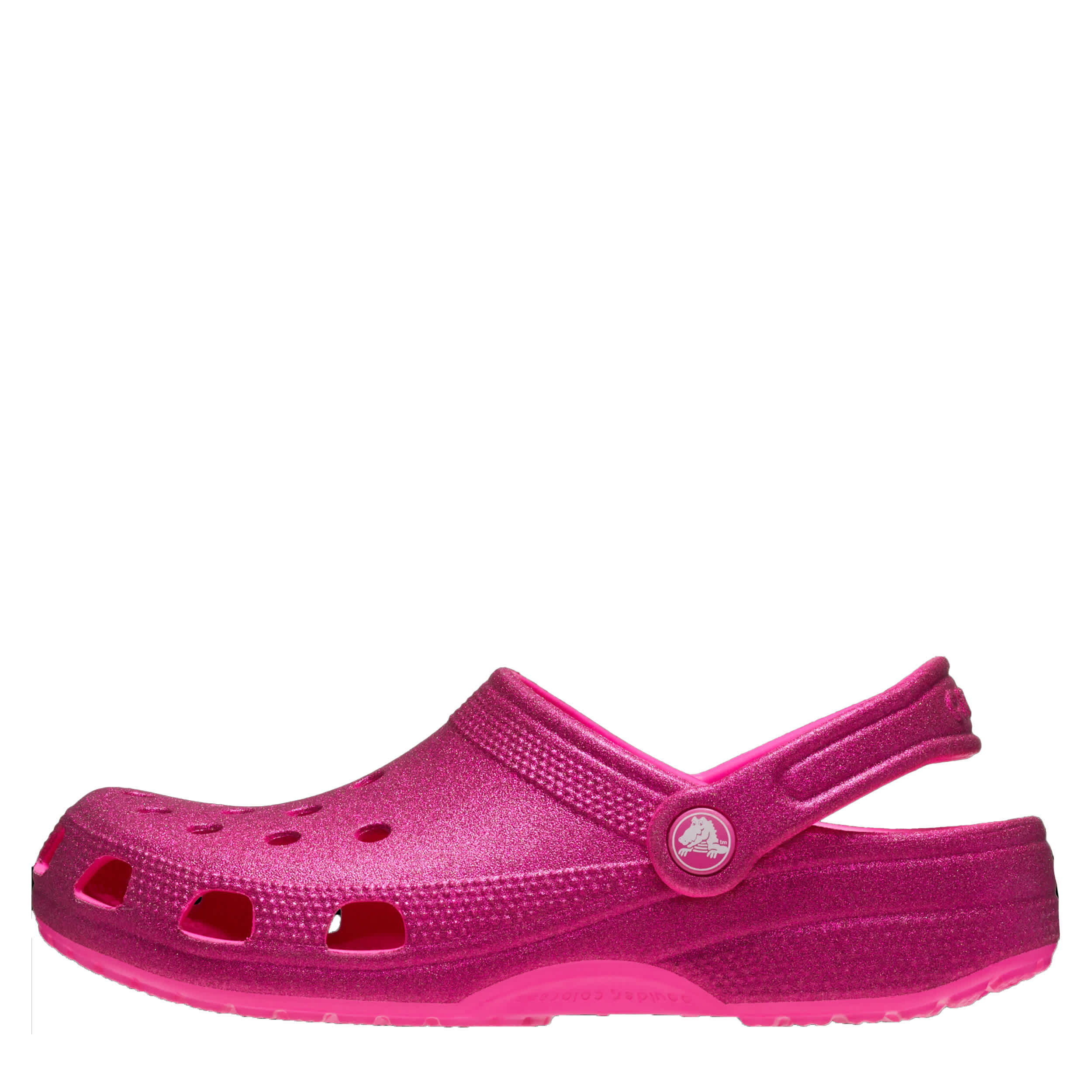 WOMENS CLASSIC GLITTER CLOG - BLACK
