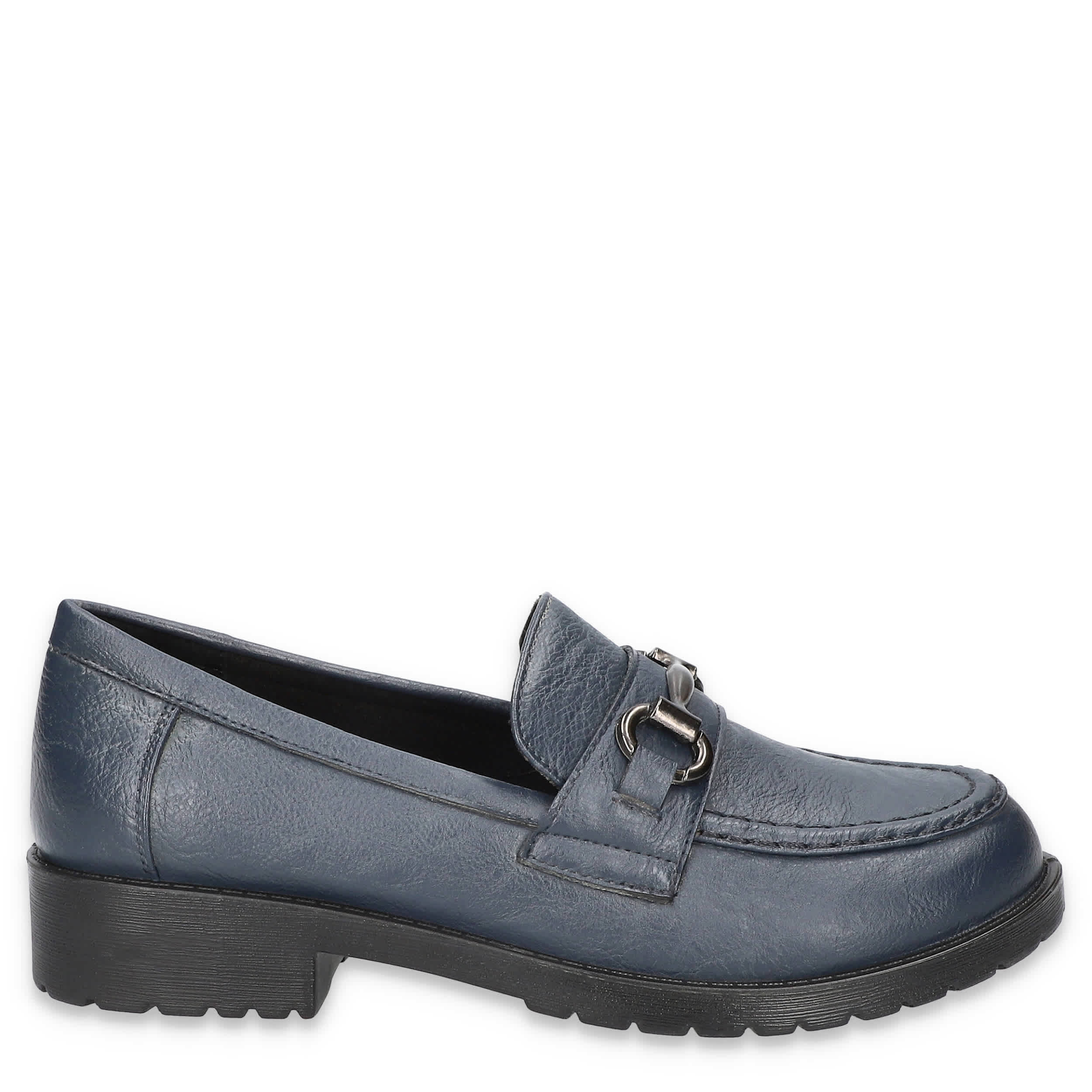 EASY STREET-WOMENS WITNEY LOAFER-NAVY & 