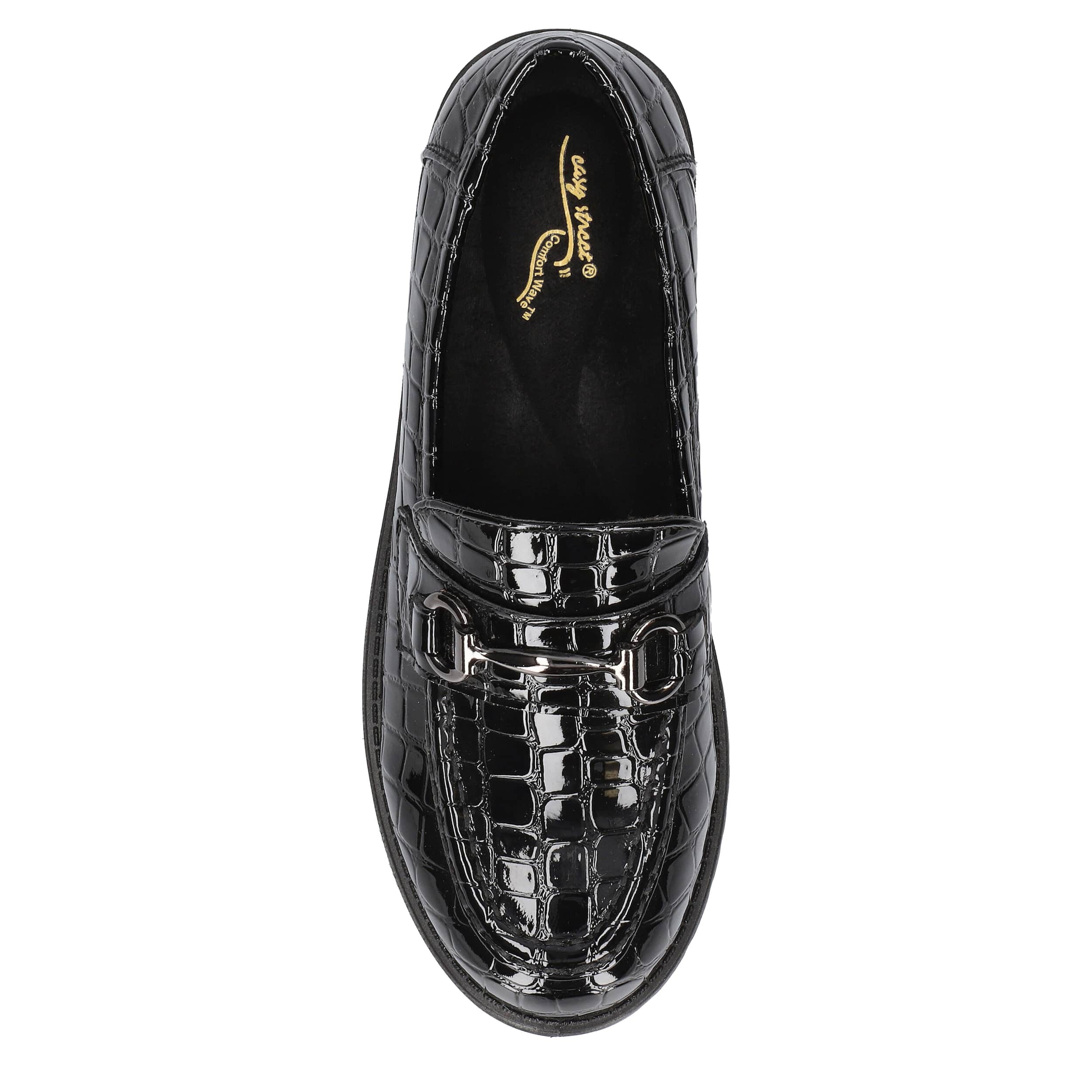 EASY STREET-WOMENS WITNEY LOAFER-BLACK & 