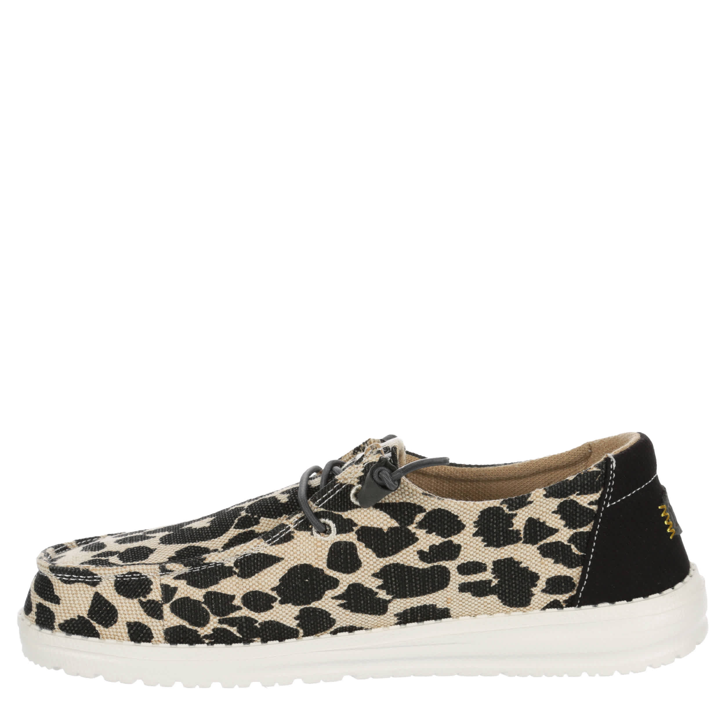 HEYDUDE WOMENS WENDY SLIP ON SNEAKER - LEOPARD