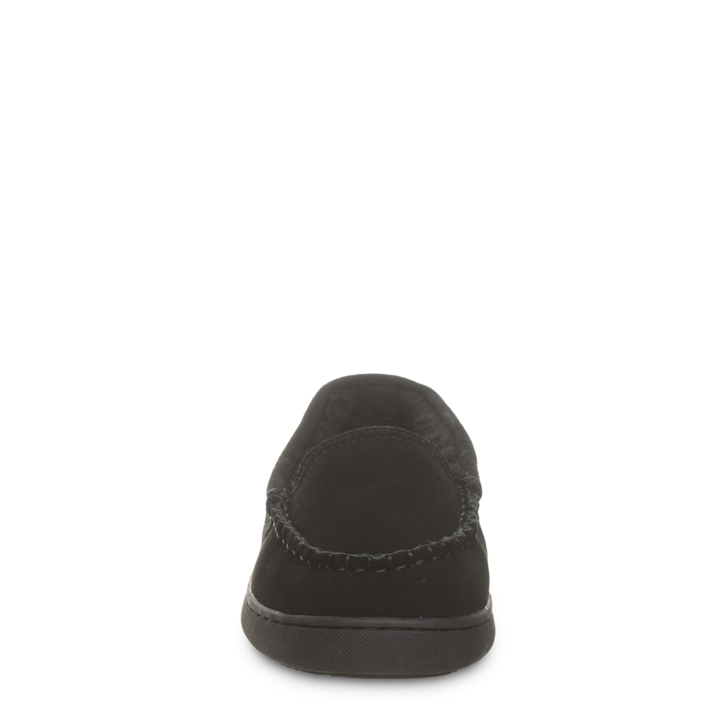 BEARPAW-WOMENS ANGEL SLIPPER-BLACK & 