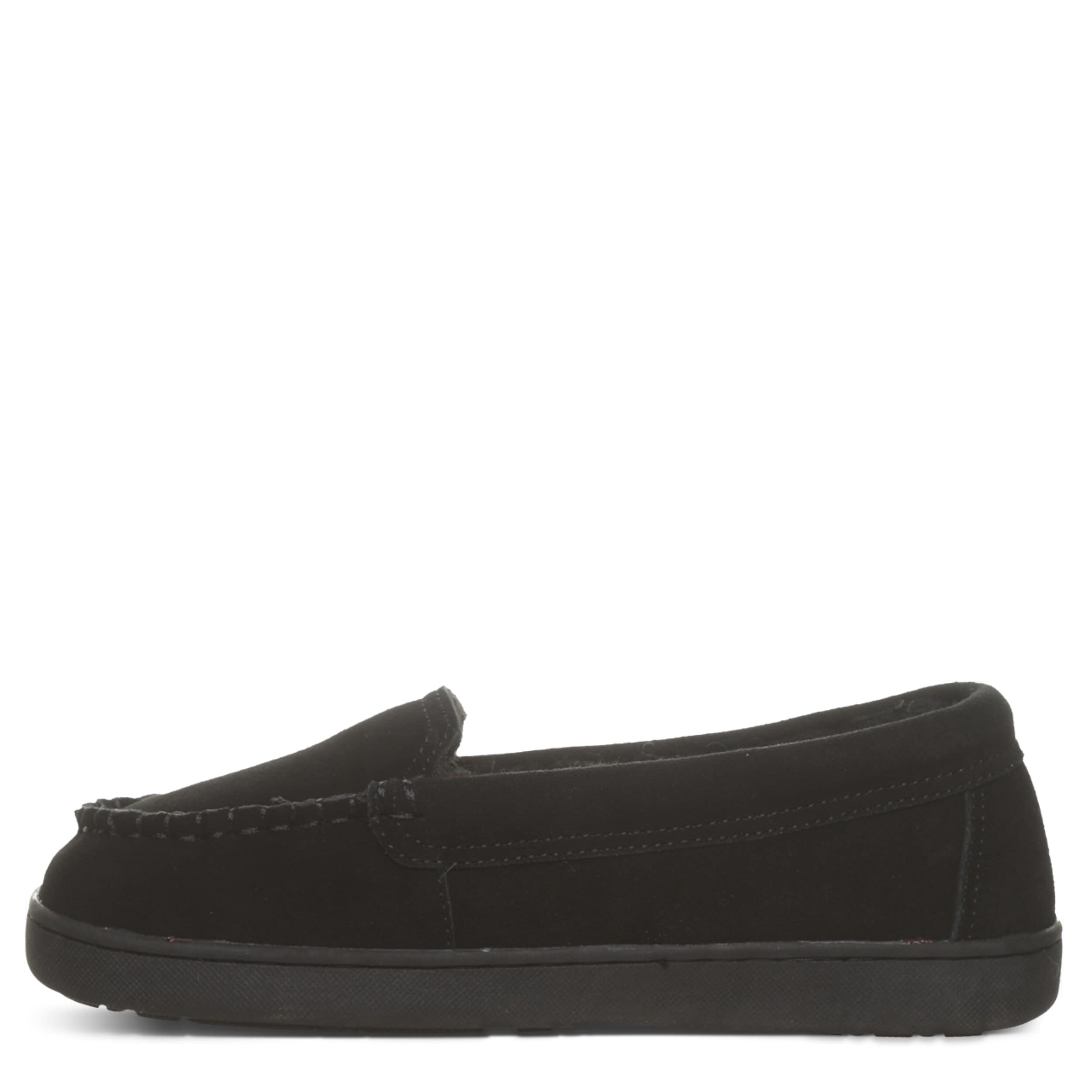 BEARPAW-WOMENS ANGEL SLIPPER-BLACK & 