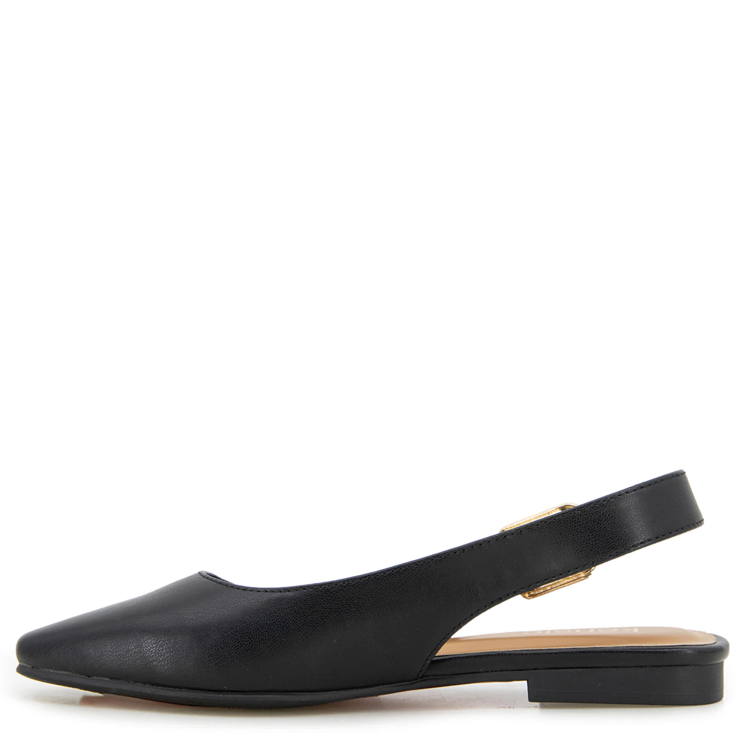 KENSIE-WOMENS FLO FLAT-BLACK & 