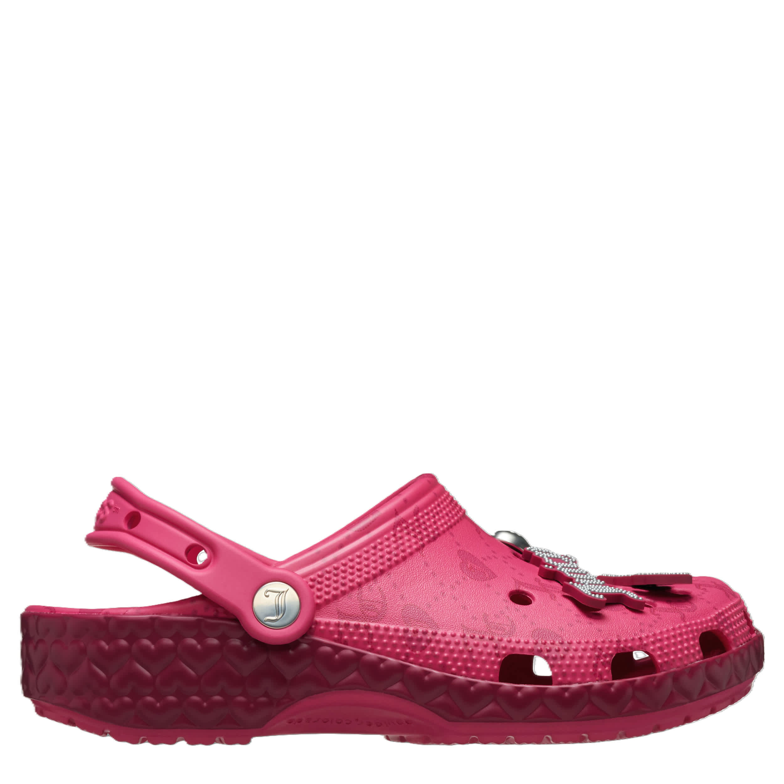 CROCS WOMENS JUICY COUTURE CLASSIC CLOG - PINK