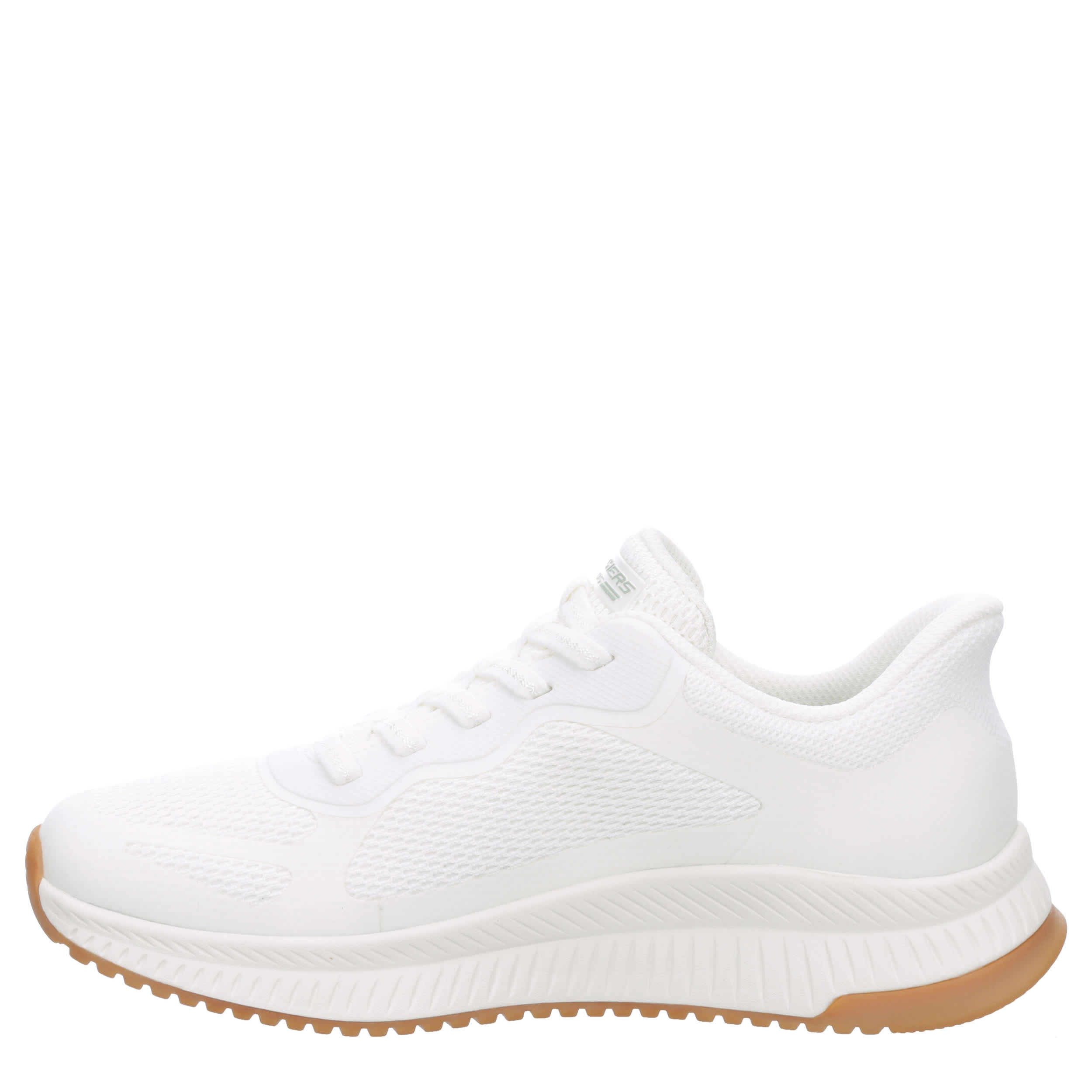 SKECHERS WOMENS SLIP-INS SQUAD 4 SNEAKER - WHITE