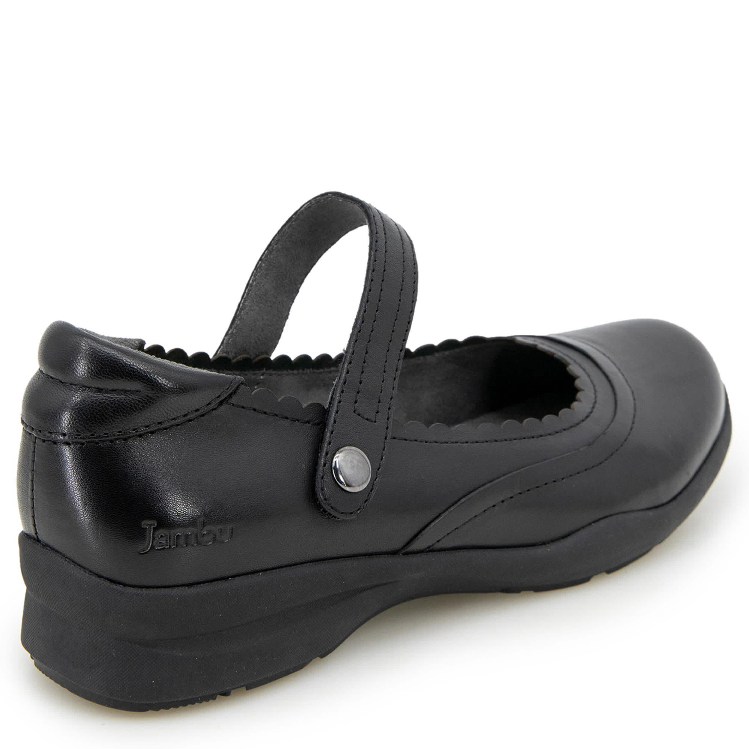 JAMBU-WOMENS TESS MARY JANE FLAT-BLACK & 